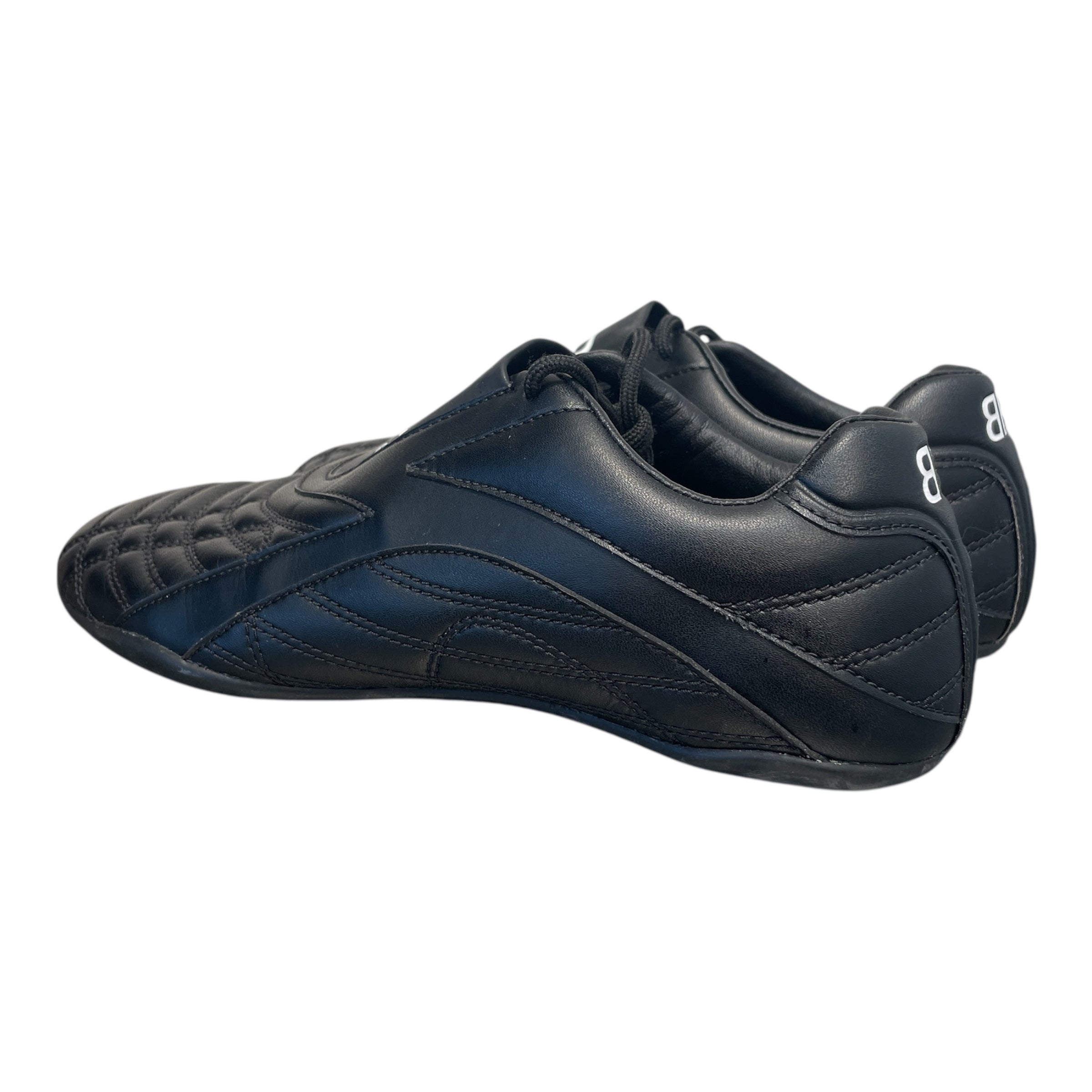 BALENCIAGA/Low-Sneakers/US 6/Leather/BLK/Balenciaga Zen Low-Top Sneaker view 3
