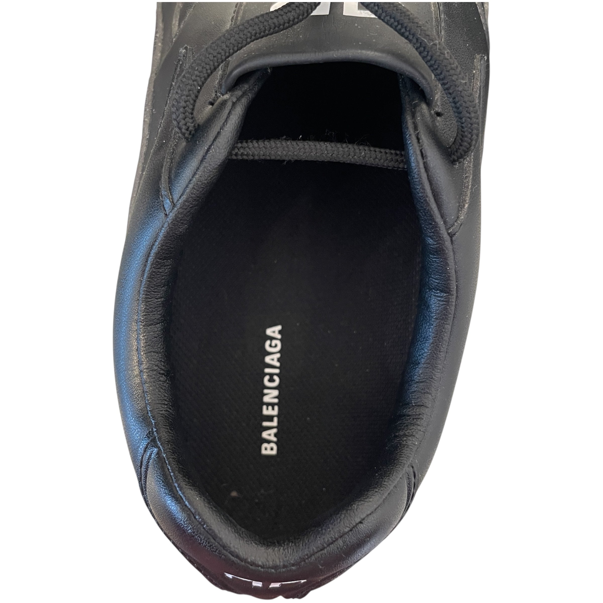 BALENCIAGA/Low-Sneakers/US 6/Leather/BLK/Balenciaga Zen Low-Top Sneaker view 5