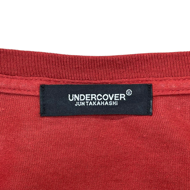 UNDERCOVER/T-Shirt/L/Bordeaux/Cotton/Graphic/