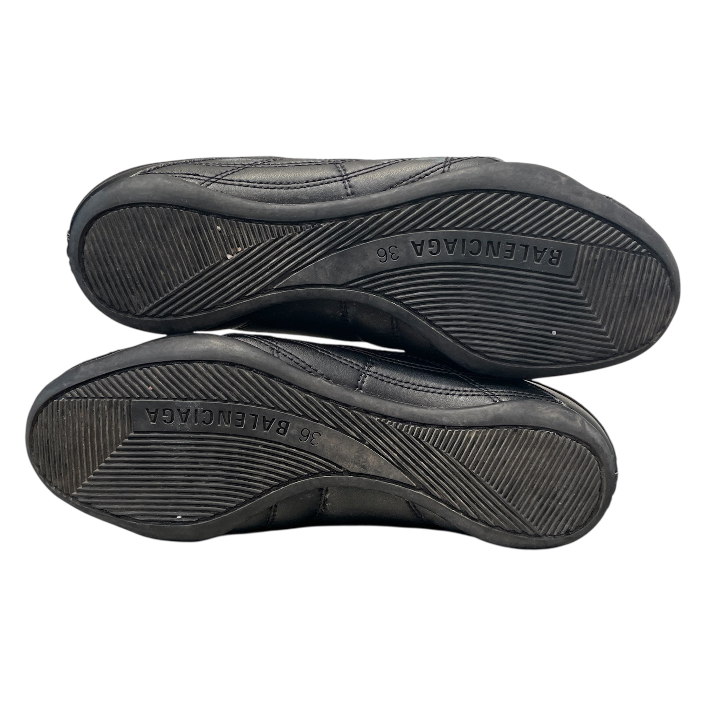 BALENCIAGA/Low-Sneakers/US 6/Leather/BLK/Balenciaga Zen Low-Top Sneaker view 6