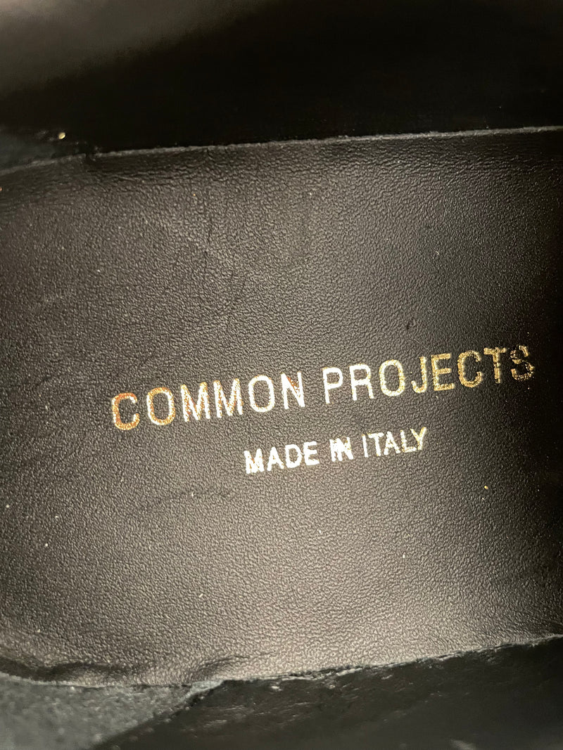 COMMON PROJECTS/Low-Sneakers/US 10.5/Leather/BLK/BLACK LOW TOP SNEAKERS