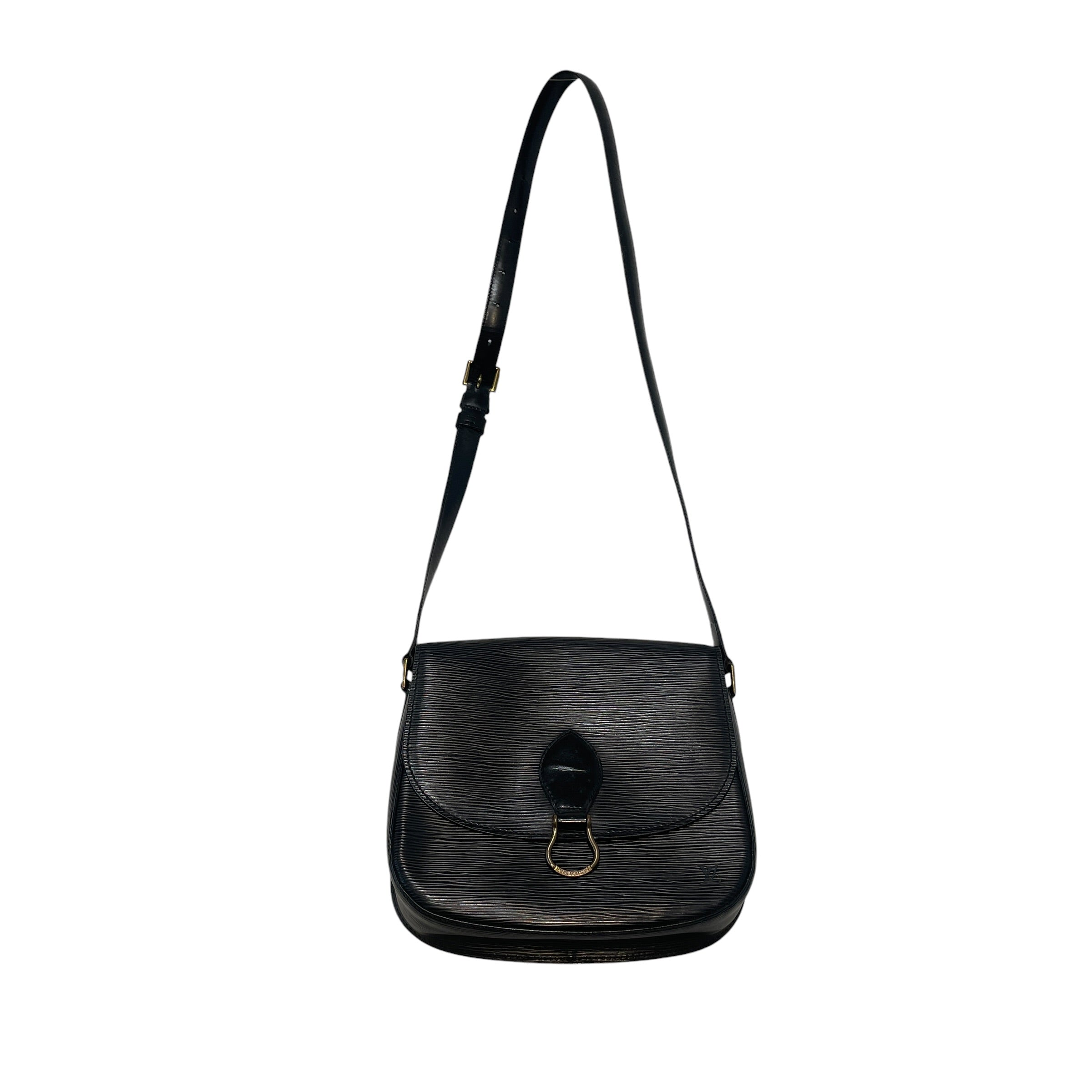 LOUIS VUITTON/Cross Body Bag/Leather/BLK/Epi Saint Cloud view 1