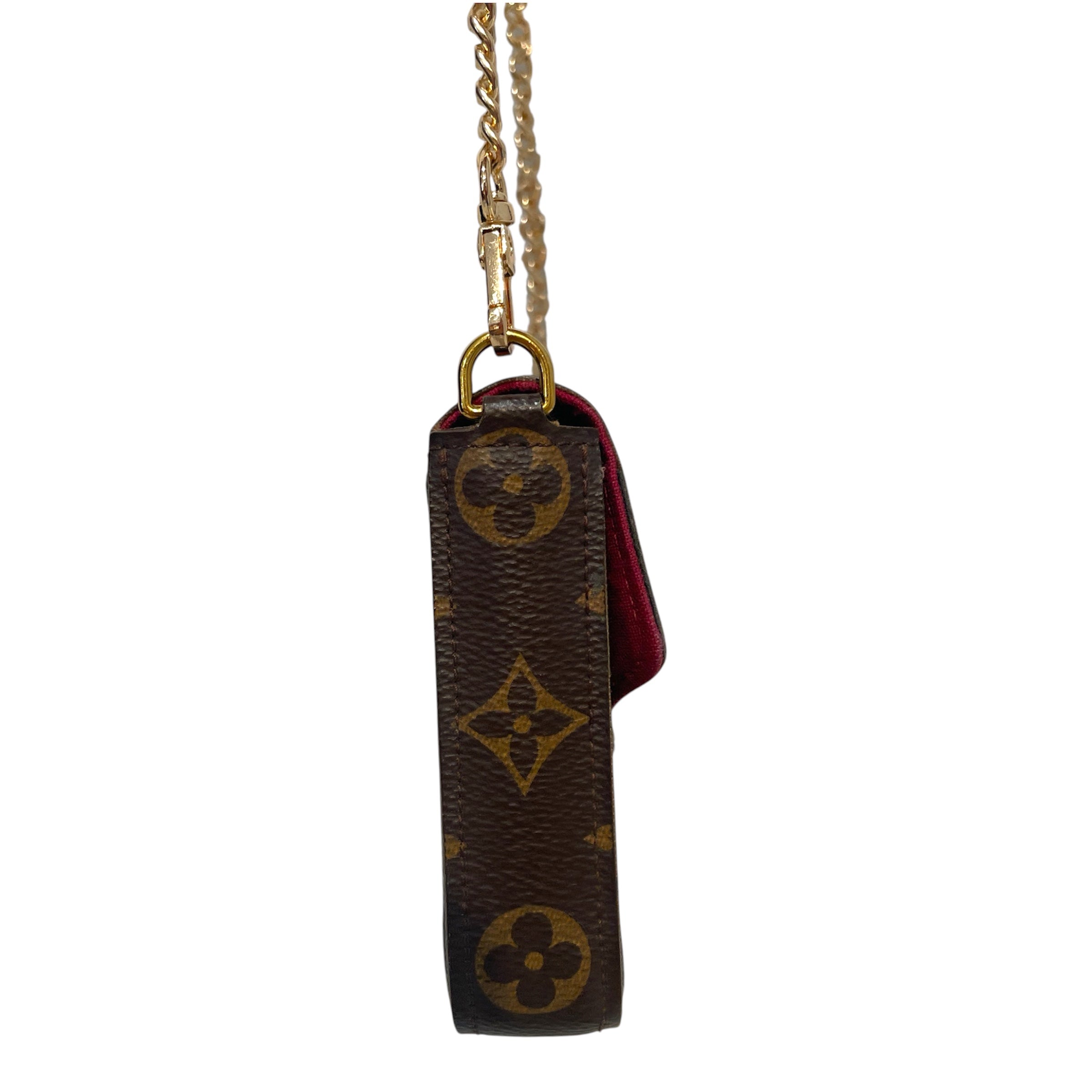 LOUIS VUITTON/Cross Body Bag/Monogram/Leather/BRW/Felicity Pouch view 2