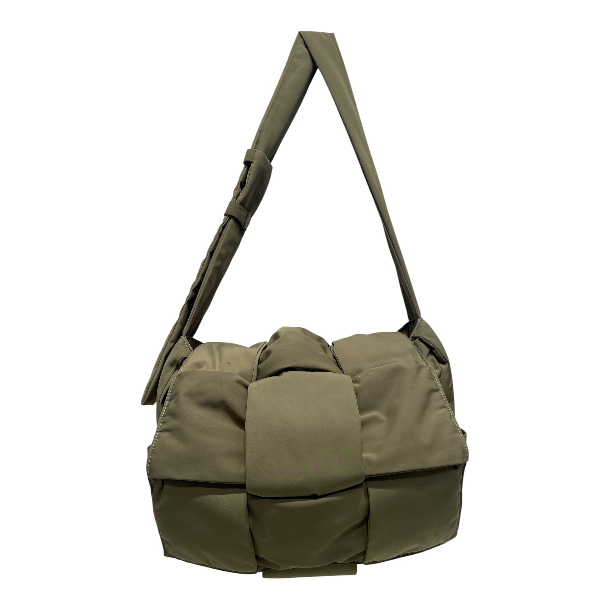 BOTTEGA VENETA/Cross Body Bag/Nylon/GRN/PADDED TECH CASSETE  BAG view 1