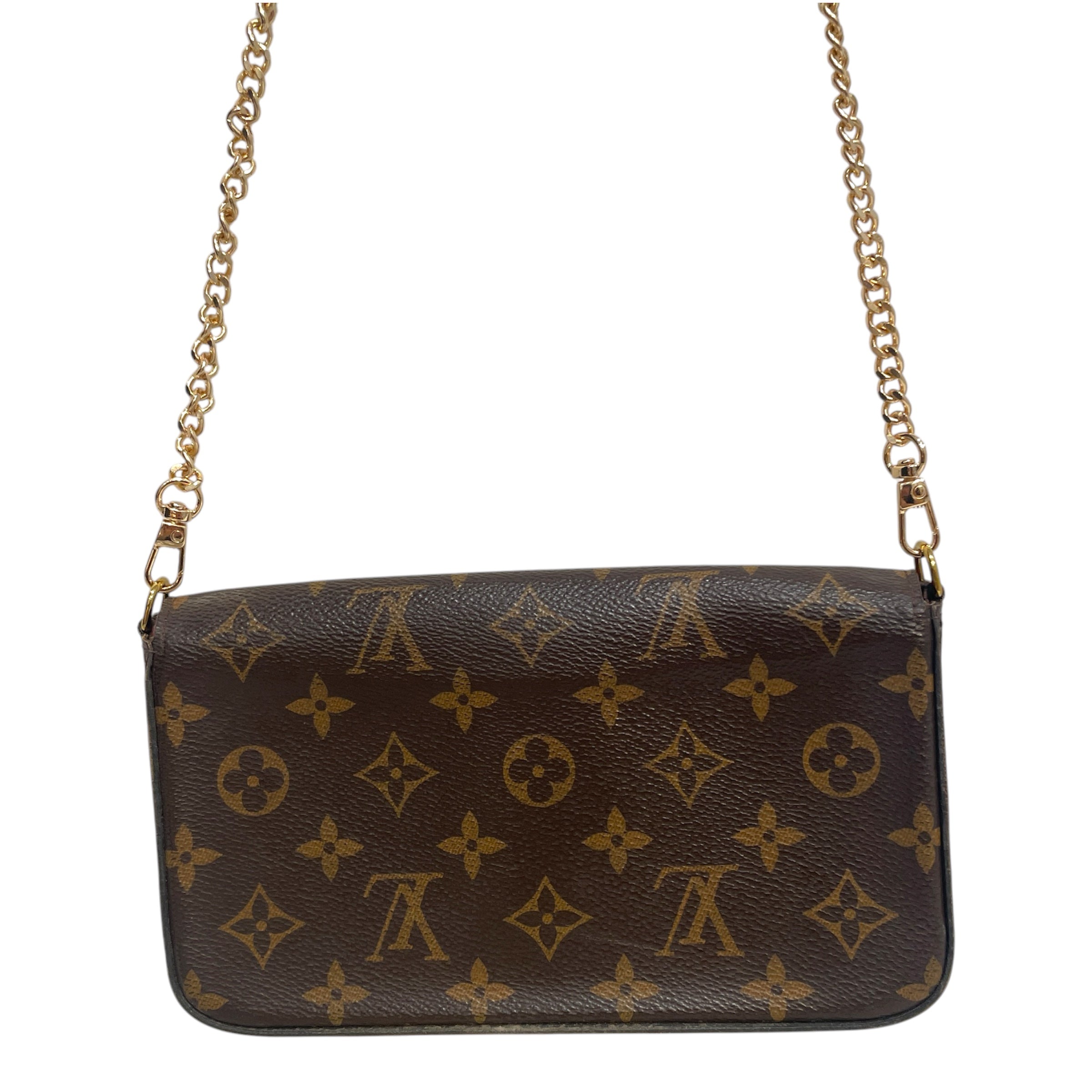 LOUIS VUITTON/Cross Body Bag/Monogram/Leather/BRW/Felicity Pouch view 3
