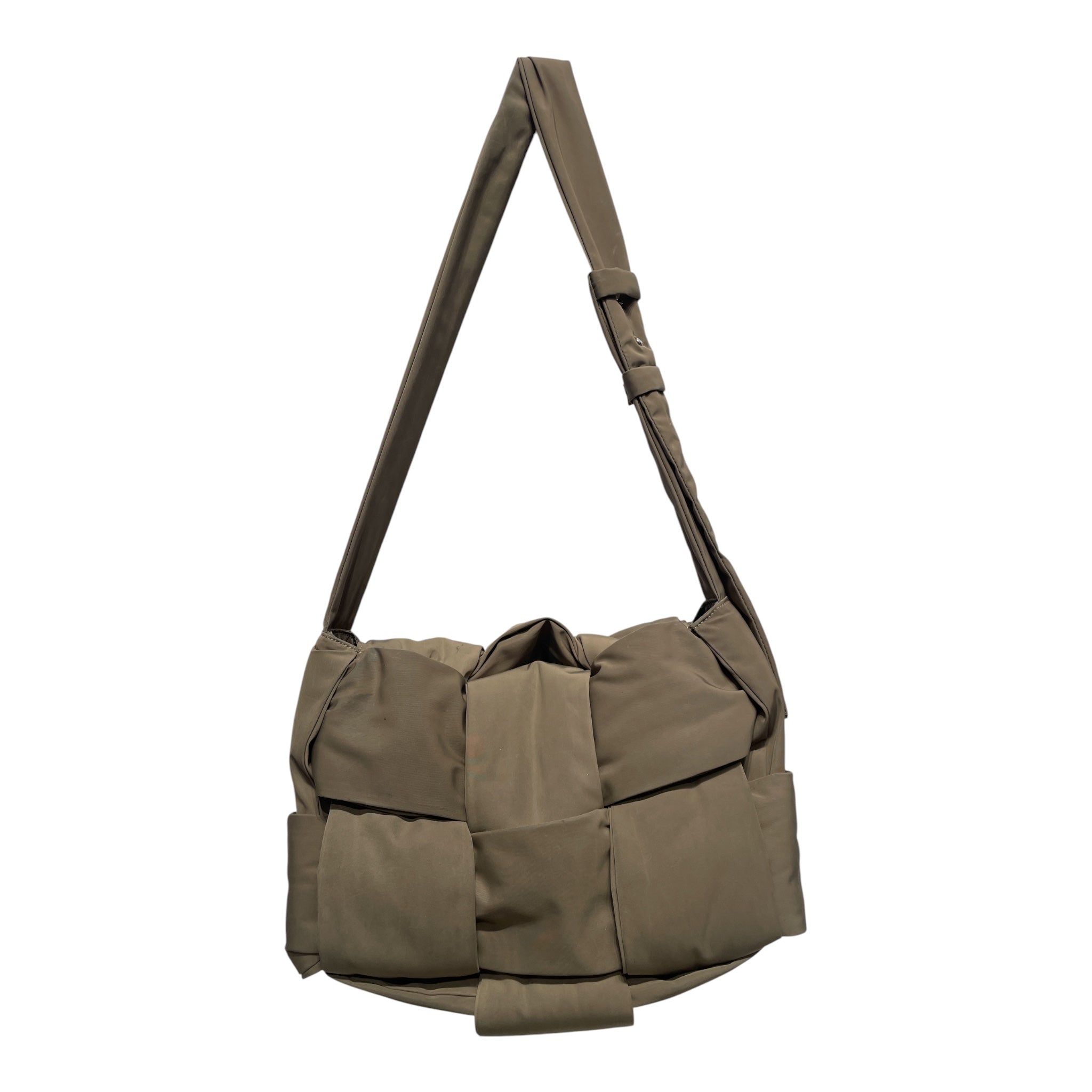 BOTTEGA VENETA/Cross Body Bag/Nylon/GRN/PADDED TECH CASSETE  BAG view 2
