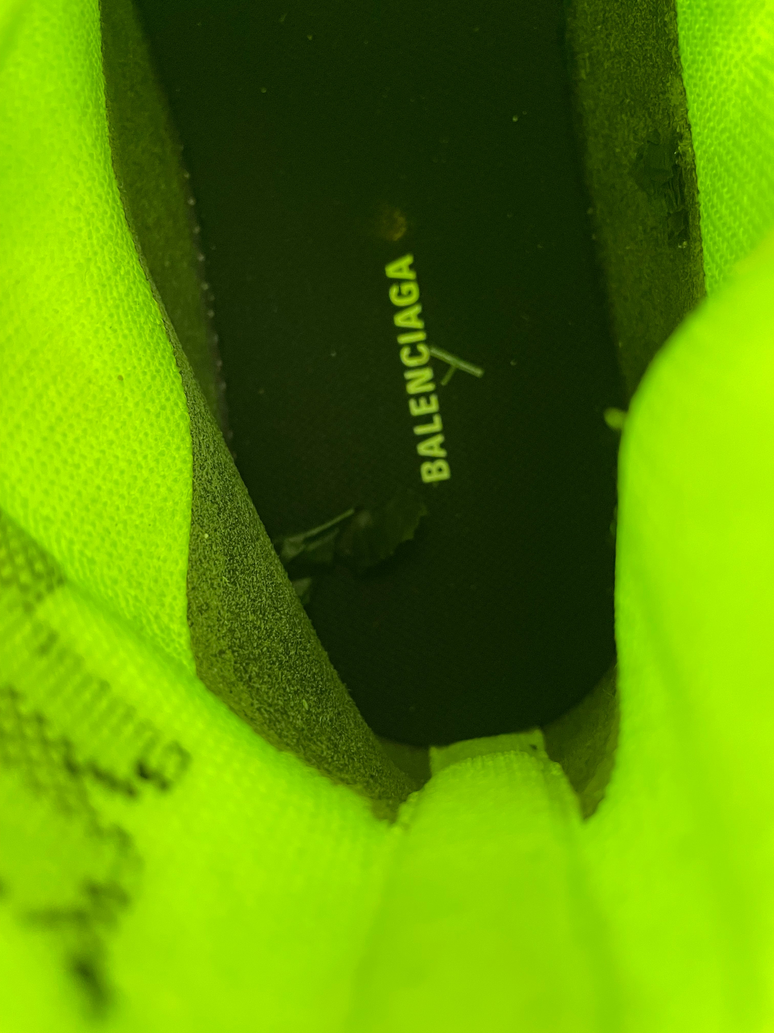 BALENCIAGA/Hi-Sneakers/US 11/Cotton/IVR/Speed Cloth Trainers NEON view 6