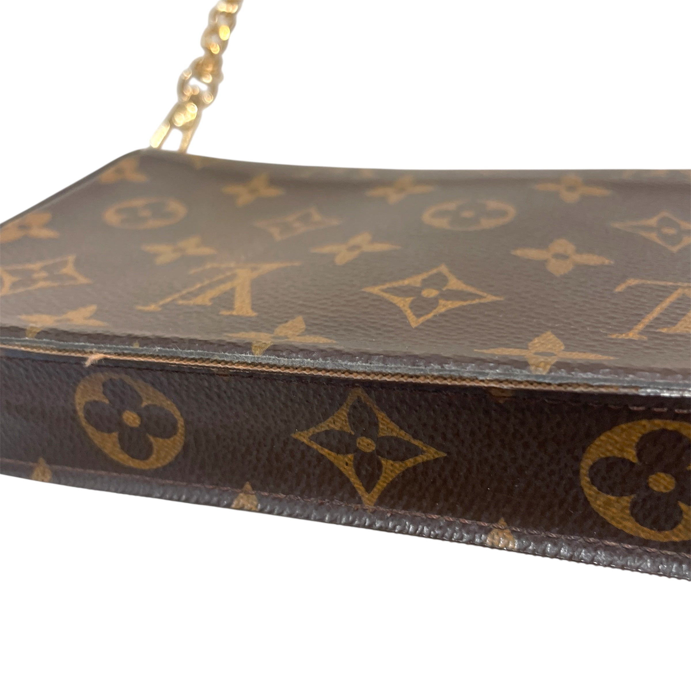 LOUIS VUITTON/Cross Body Bag/Monogram/Leather/BRW/Felicity Pouch view 5
