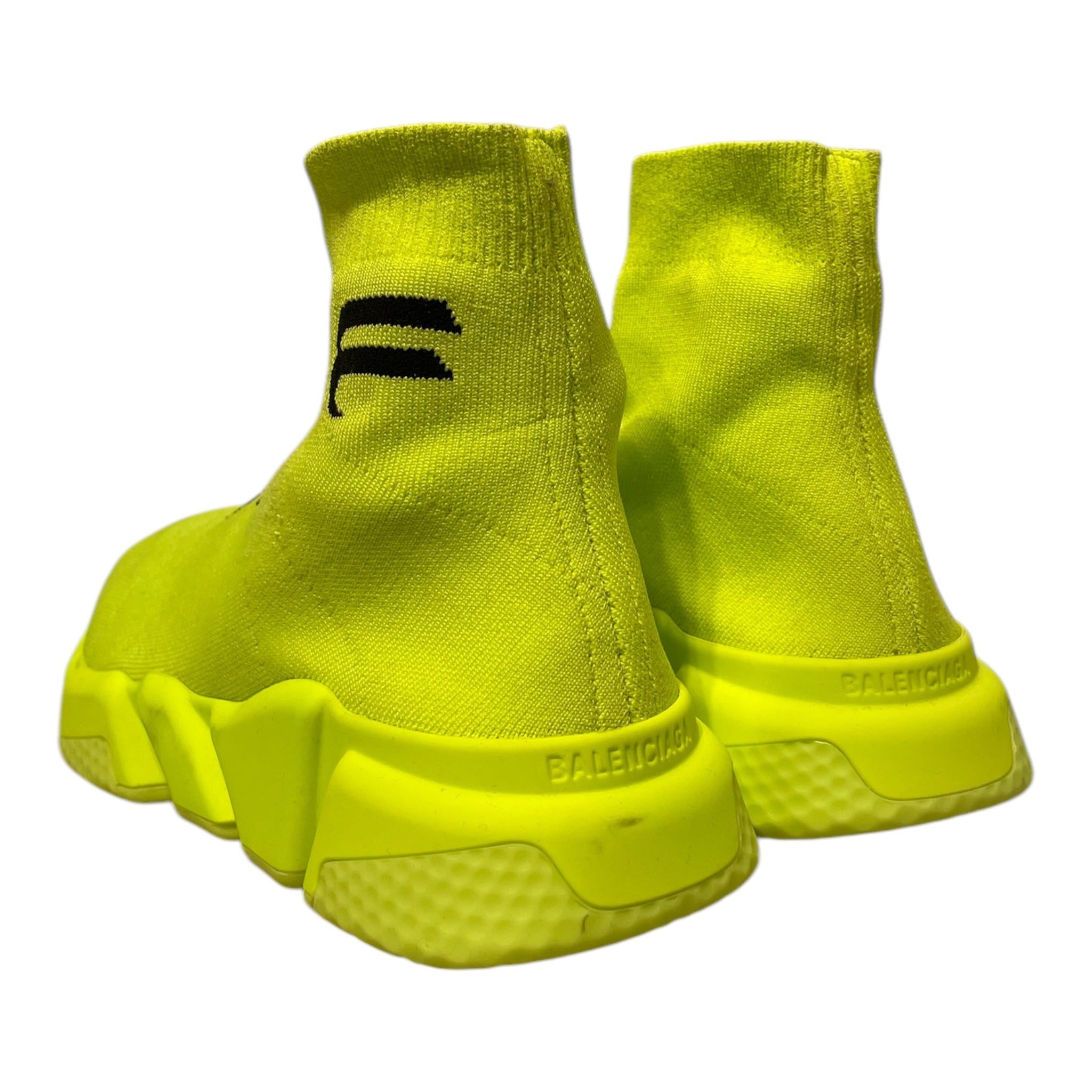 BALENCIAGA/Hi-Sneakers/US 11/Cotton/IVR/Speed Cloth Trainers NEON view 2