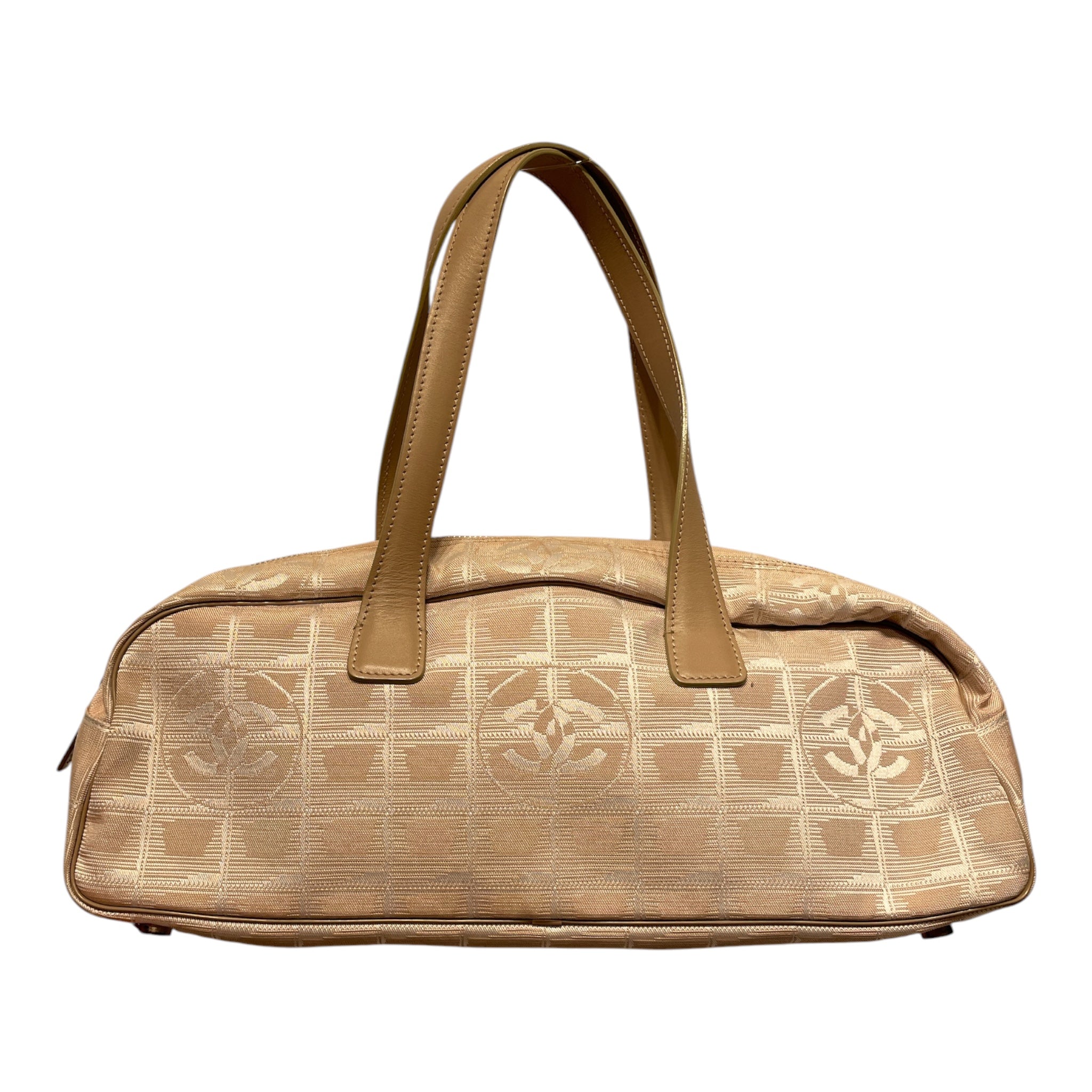 CHANEL/Bag/All Over Print/BEG/NEW TRAVEL LIGNE BOWLER BAG view 2