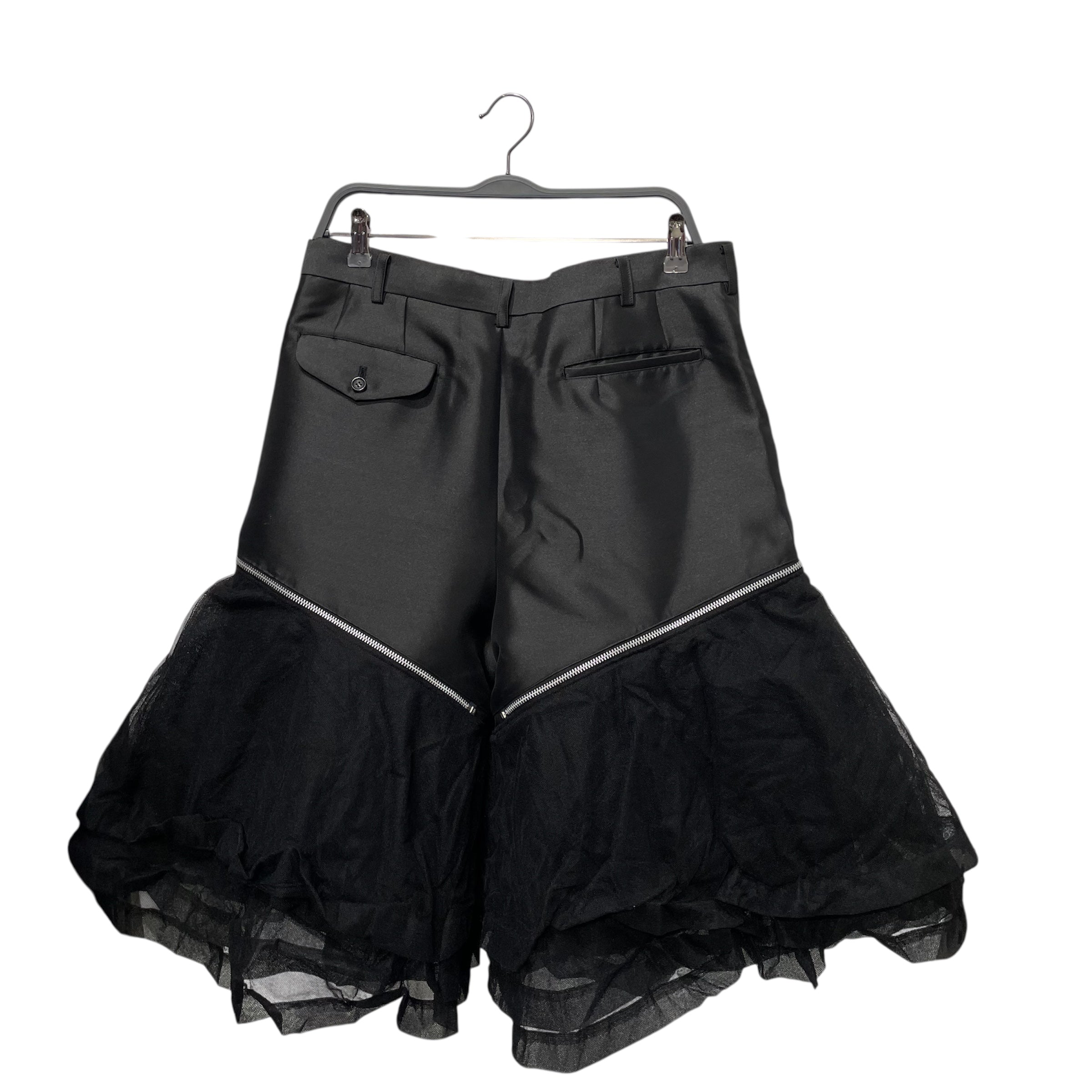 COMME des GARCONS HOMME PLUS/Shorts/L/BLK/TULLE SHORTS view 2