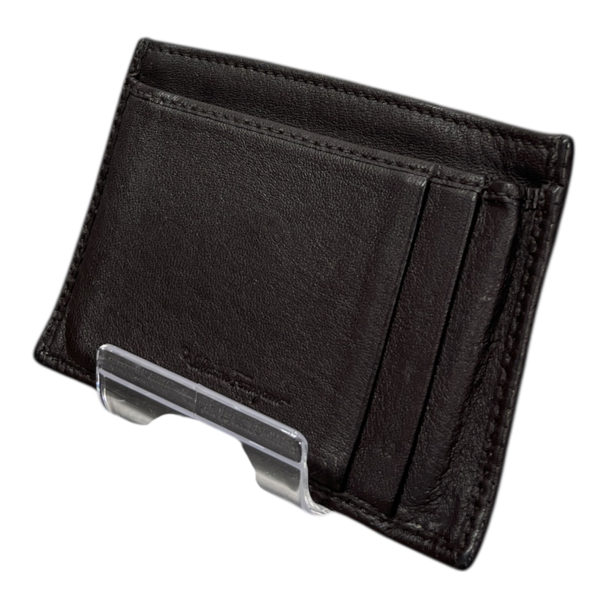 Salvatore Ferragamo/Card Case/Leather/BRW/SILVER HARDWARE view 2