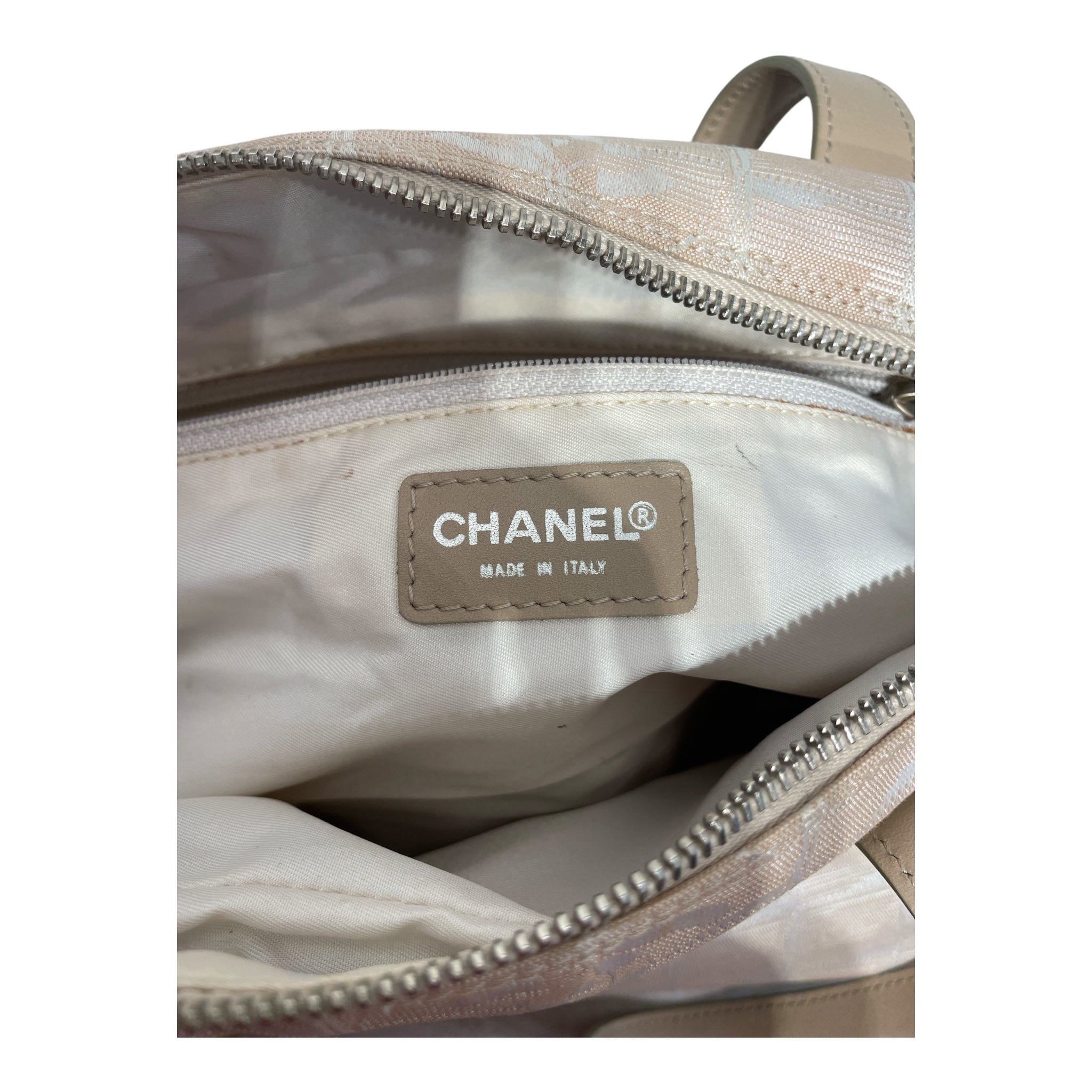 CHANEL/Bag/All Over Print/BEG/NEW TRAVEL LIGNE BOWLER BAG view 5