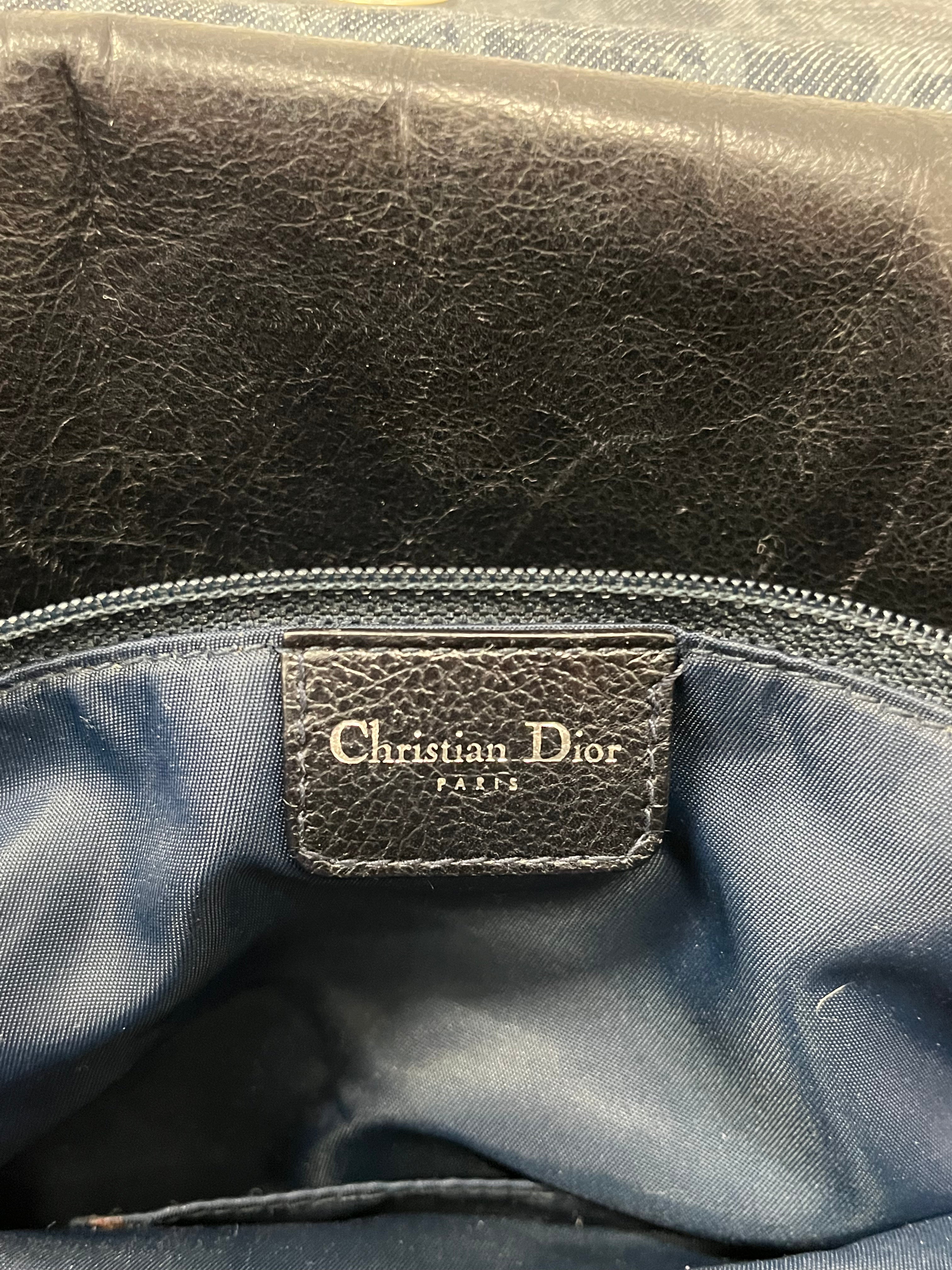Christian Dior/Bag/All Over Print/Cotton/GRY/FLIGHT DIORISSIMO ORNG ACCENTS view 3