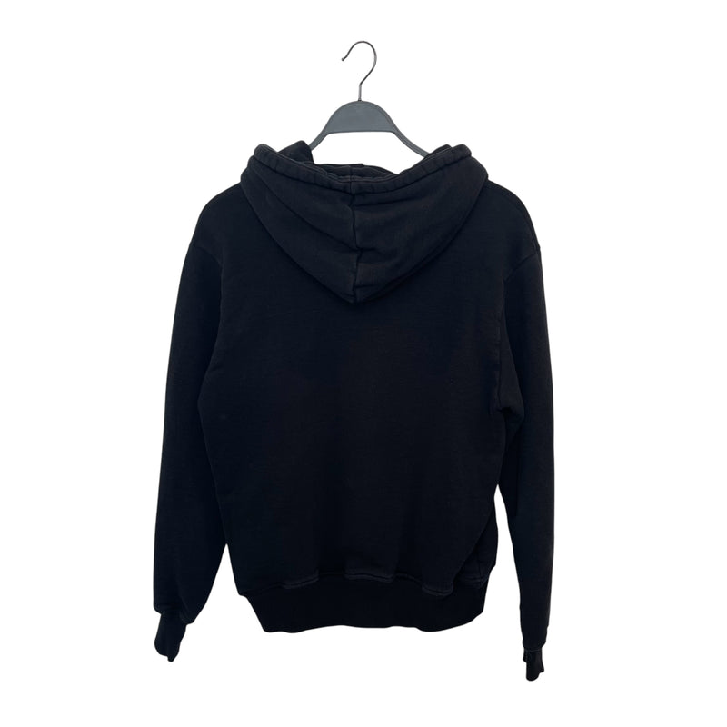 424(FourTwoFour)/Sweater/S/Cotton/BLK/RED NUM LOGO/FADED WAZH