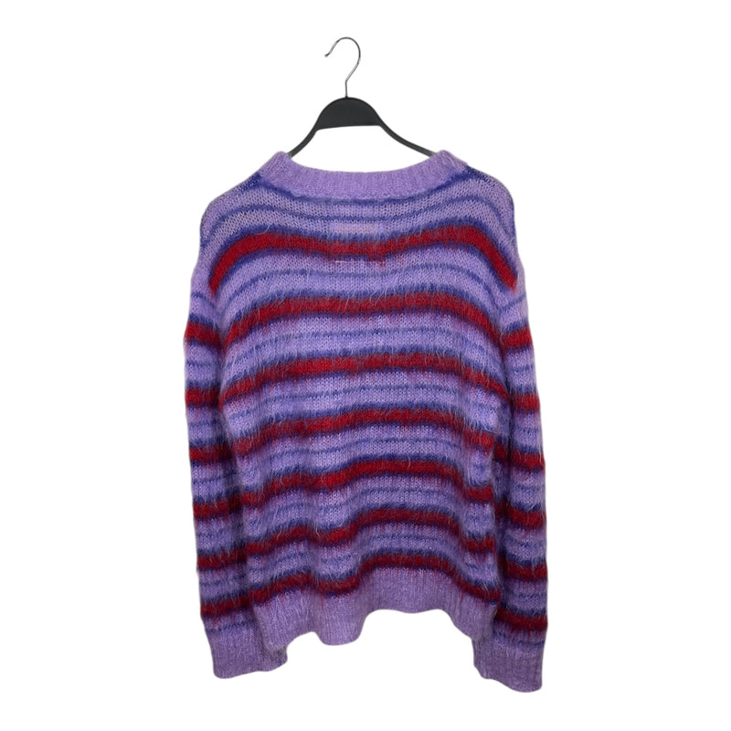 MARNI/Sweater/48/Stripe/PPL/FUZZY WUZZY MOHAIR