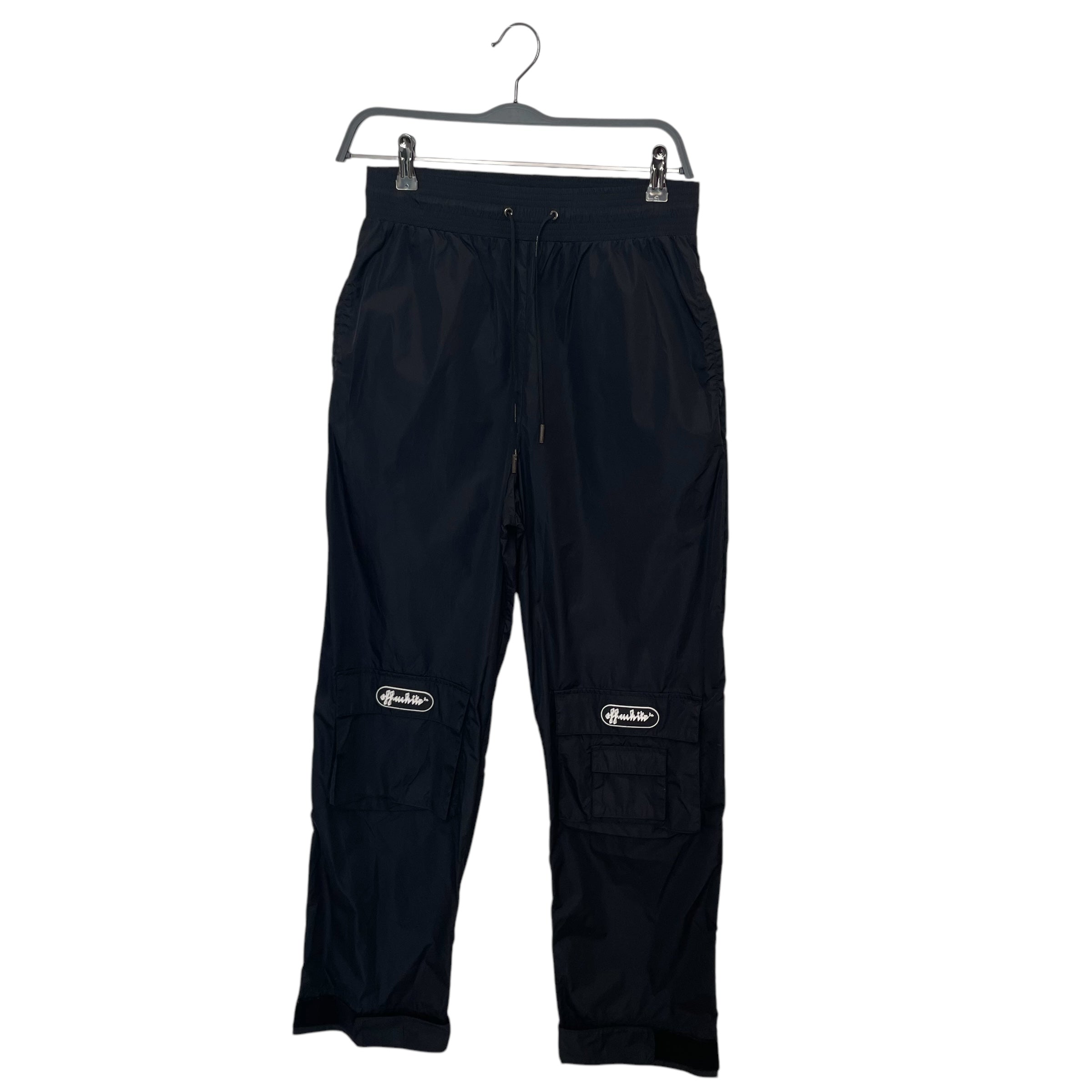 OFF-WHITE/Cargo Pants/40/Nylon/BLK/CARGO/KNEE LOGO/807 903 315526 view 1