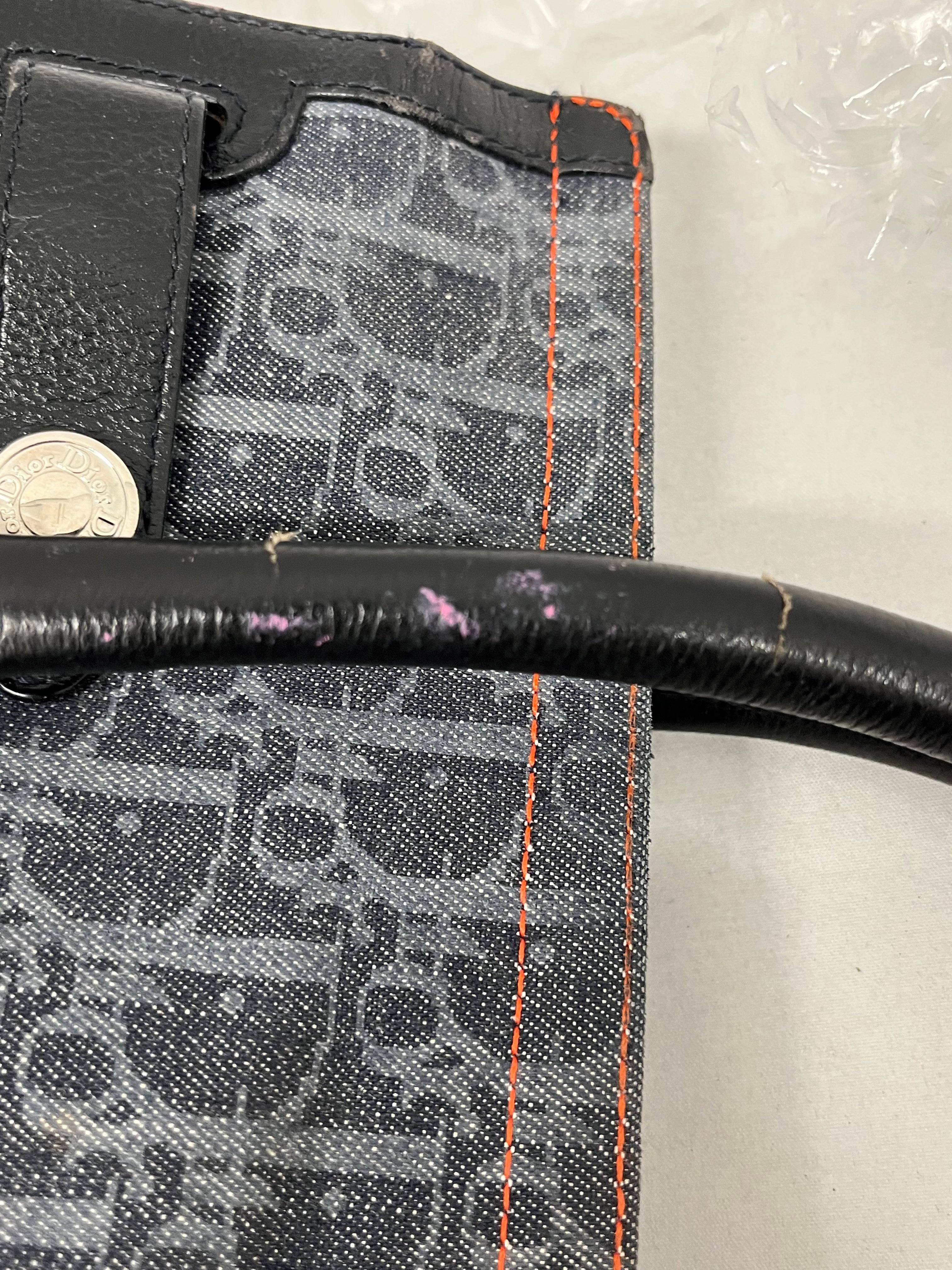 Christian Dior/Bag/All Over Print/Cotton/GRY/FLIGHT DIORISSIMO ORNG ACCENTS view 7