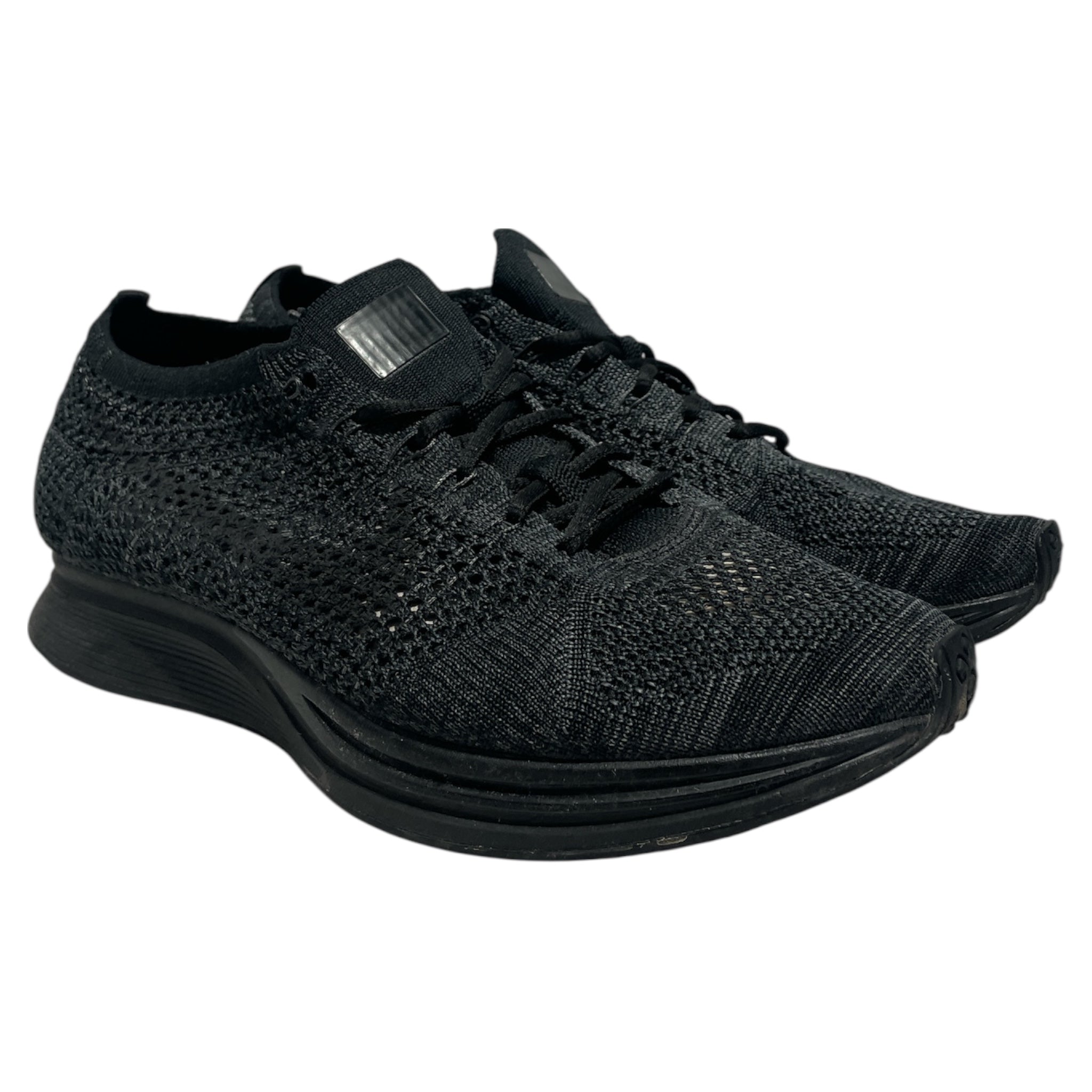 NIKE/Low-Sneakers/US 8.5/Cotton/BLK/triple black flyknits view 1