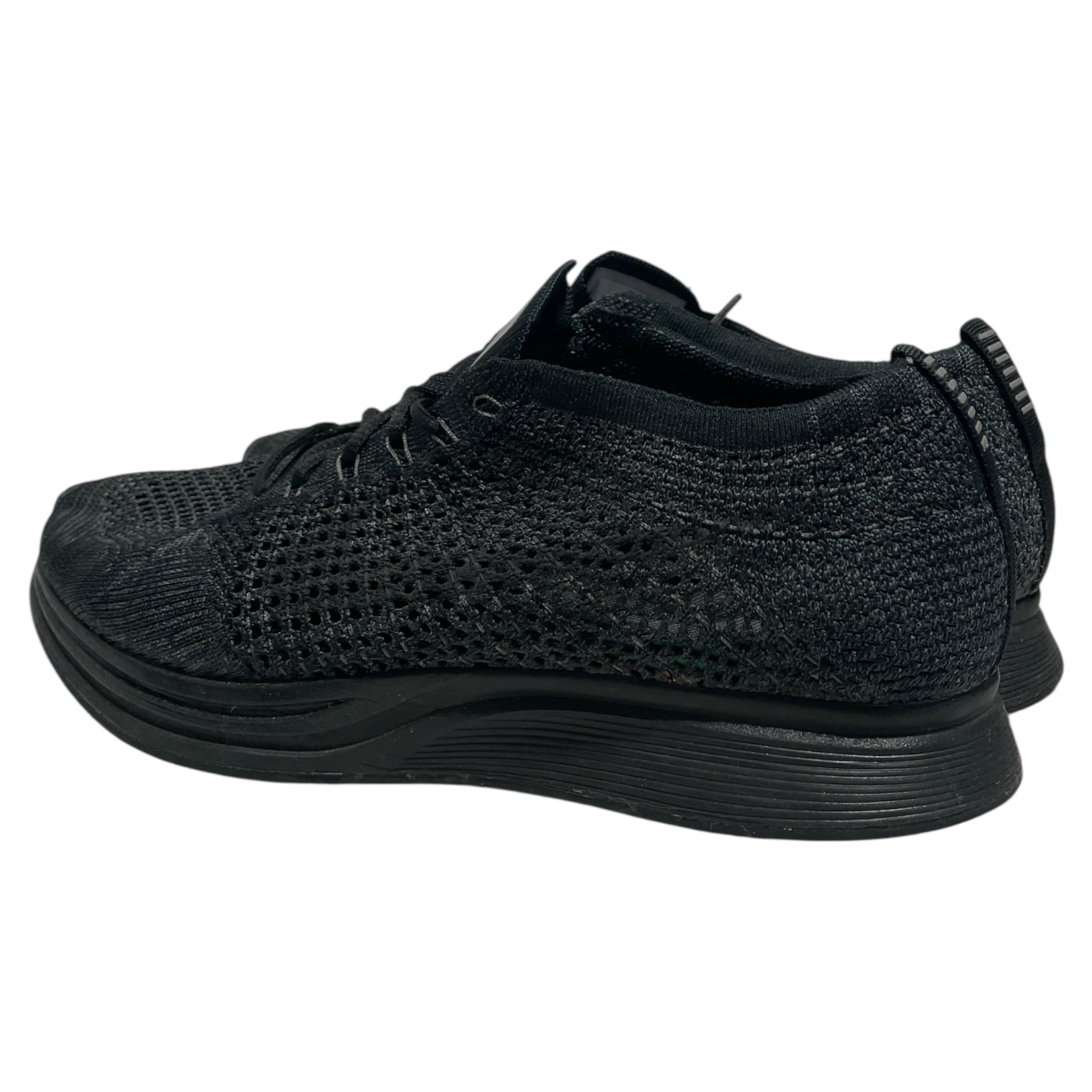 NIKE/Low-Sneakers/US 8.5/Cotton/BLK/triple black flyknits view 2