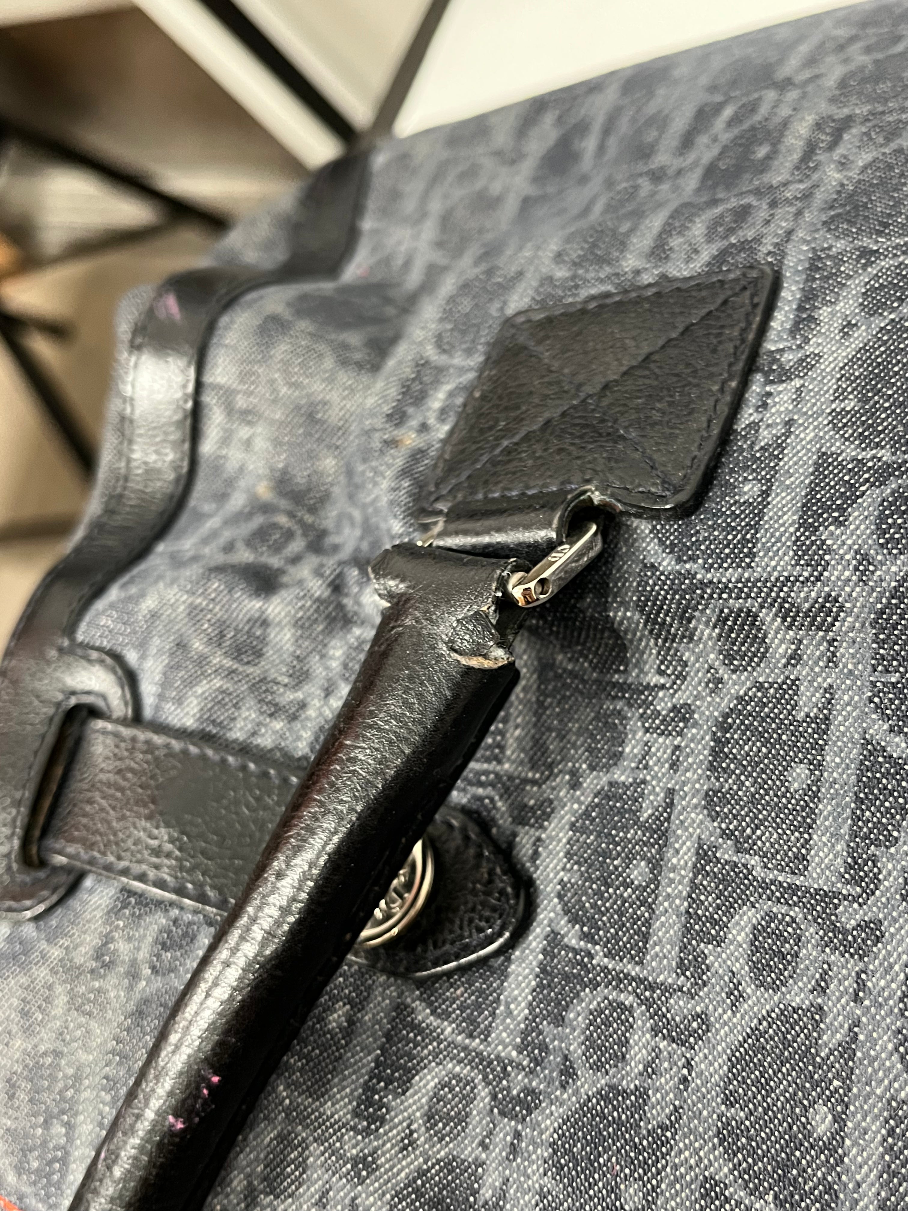 Christian Dior/Bag/All Over Print/Cotton/GRY/FLIGHT DIORISSIMO ORNG ACCENTS view 8