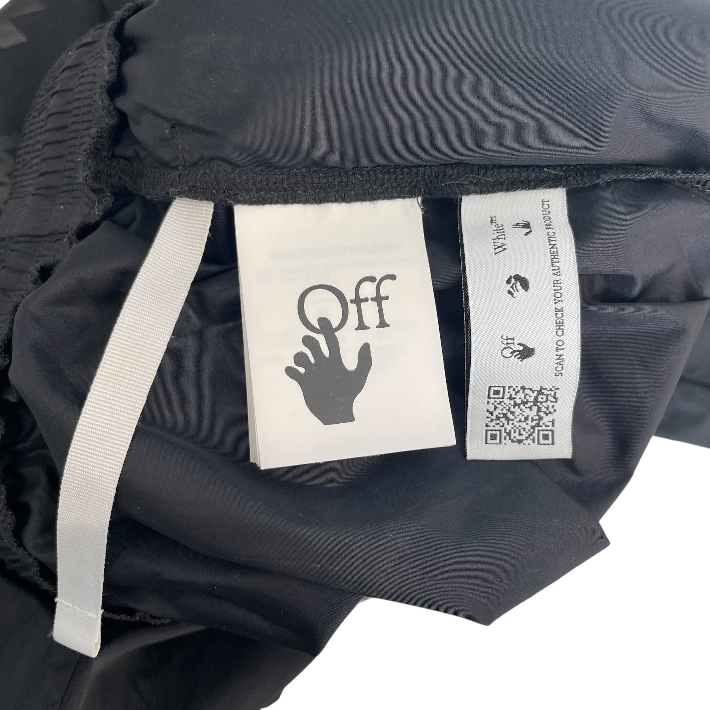 OFF-WHITE/Cargo Pants/40/Nylon/BLK/CARGO/KNEE LOGO/807 903 315526 view 4