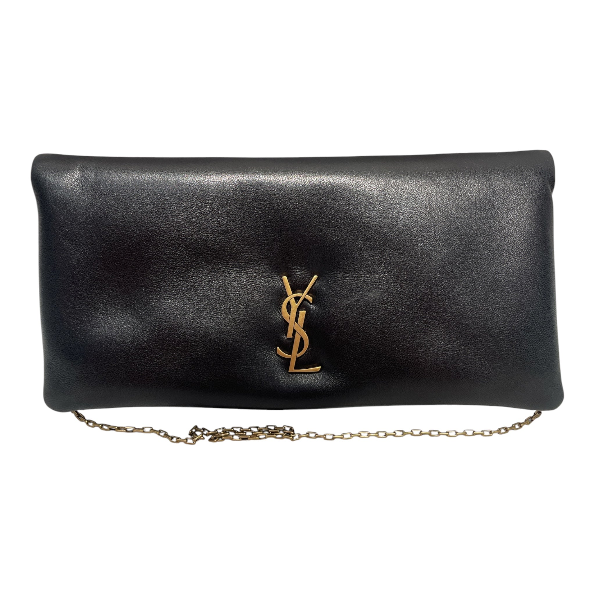 SAINT LAURENT/Bag/Leather/BLK/CALYPSO MINI LEATHER BAG view 1