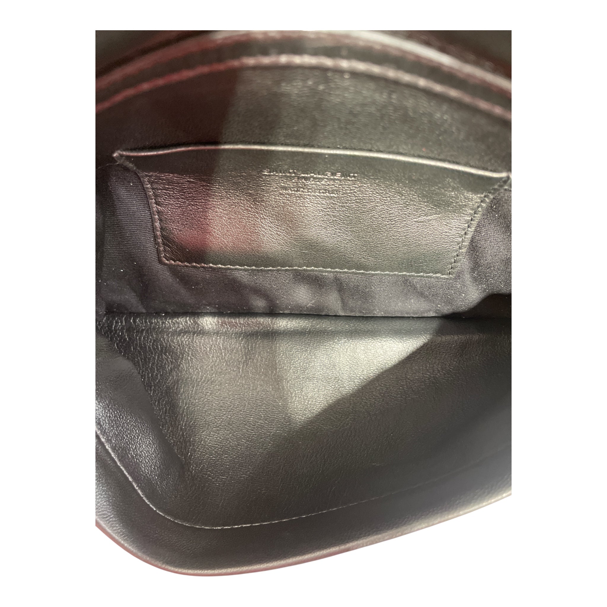 SAINT LAURENT/Bag/Leather/BLK/CALYPSO MINI LEATHER BAG view 4