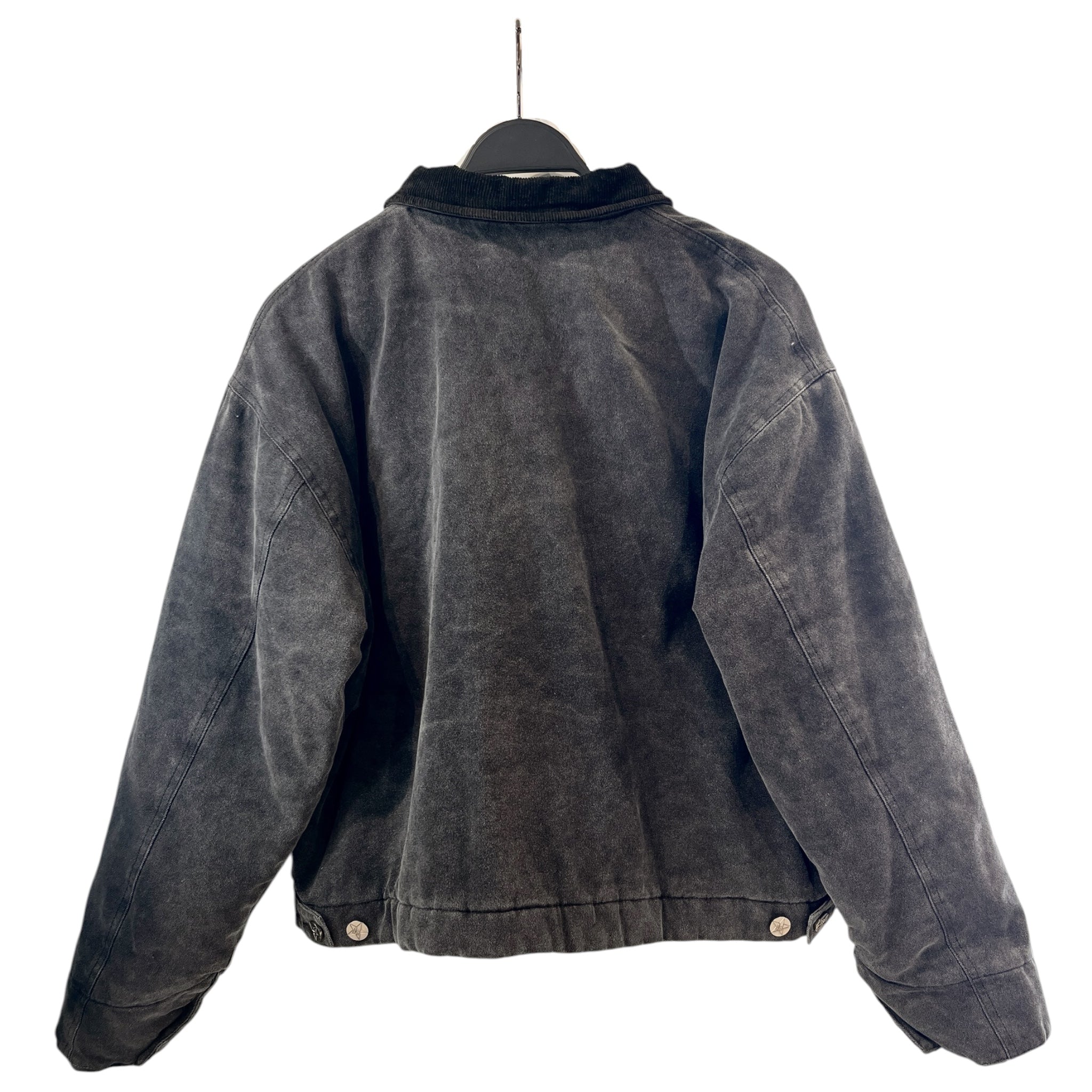VALE SPORTS/Denim Jkt/L/Denim/GRY/Single Breasted/All Over Print/SPELLOUT JKT view 2