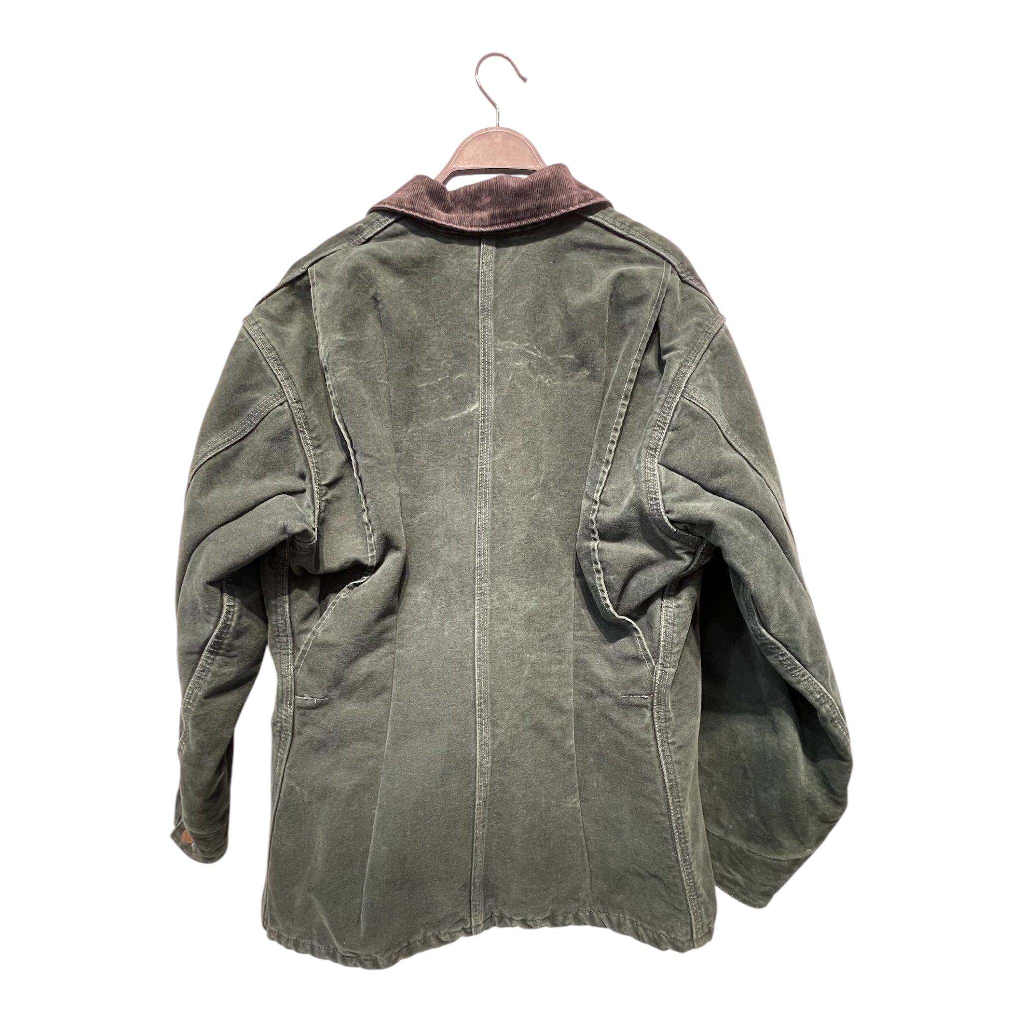 Carhartt/Jacket/L/Cotton/GRN/pocket front view 2