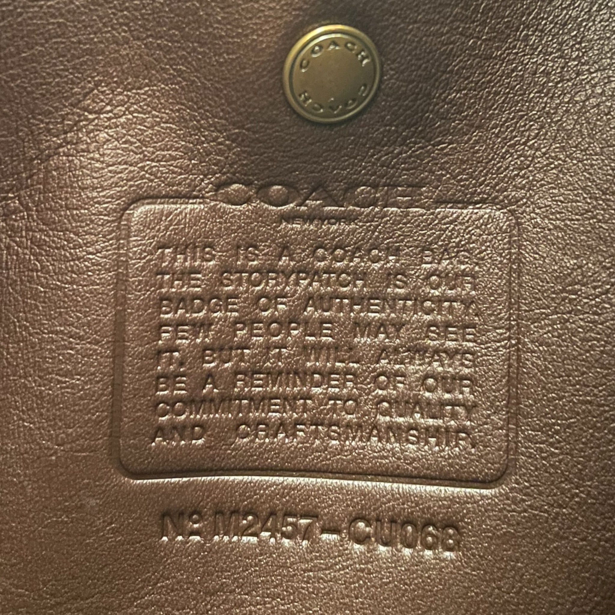 COACH/Hand Bag/Leather/BRW/BROOKLYN BAG view 5