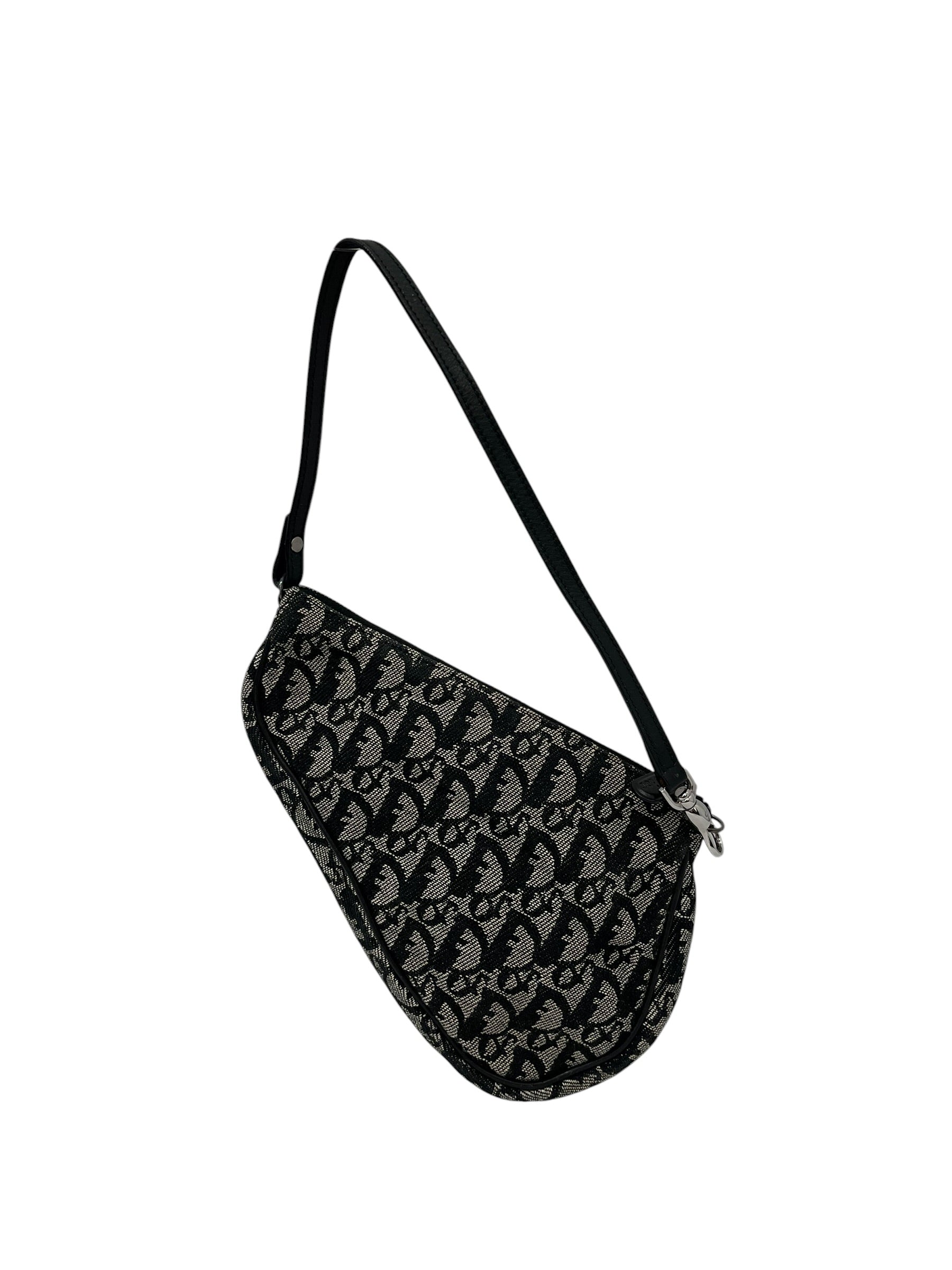 Christian Dior/Hand Bag/Monogram/Polyester/BEG/MINI SADDLE MONOGRAM view 2