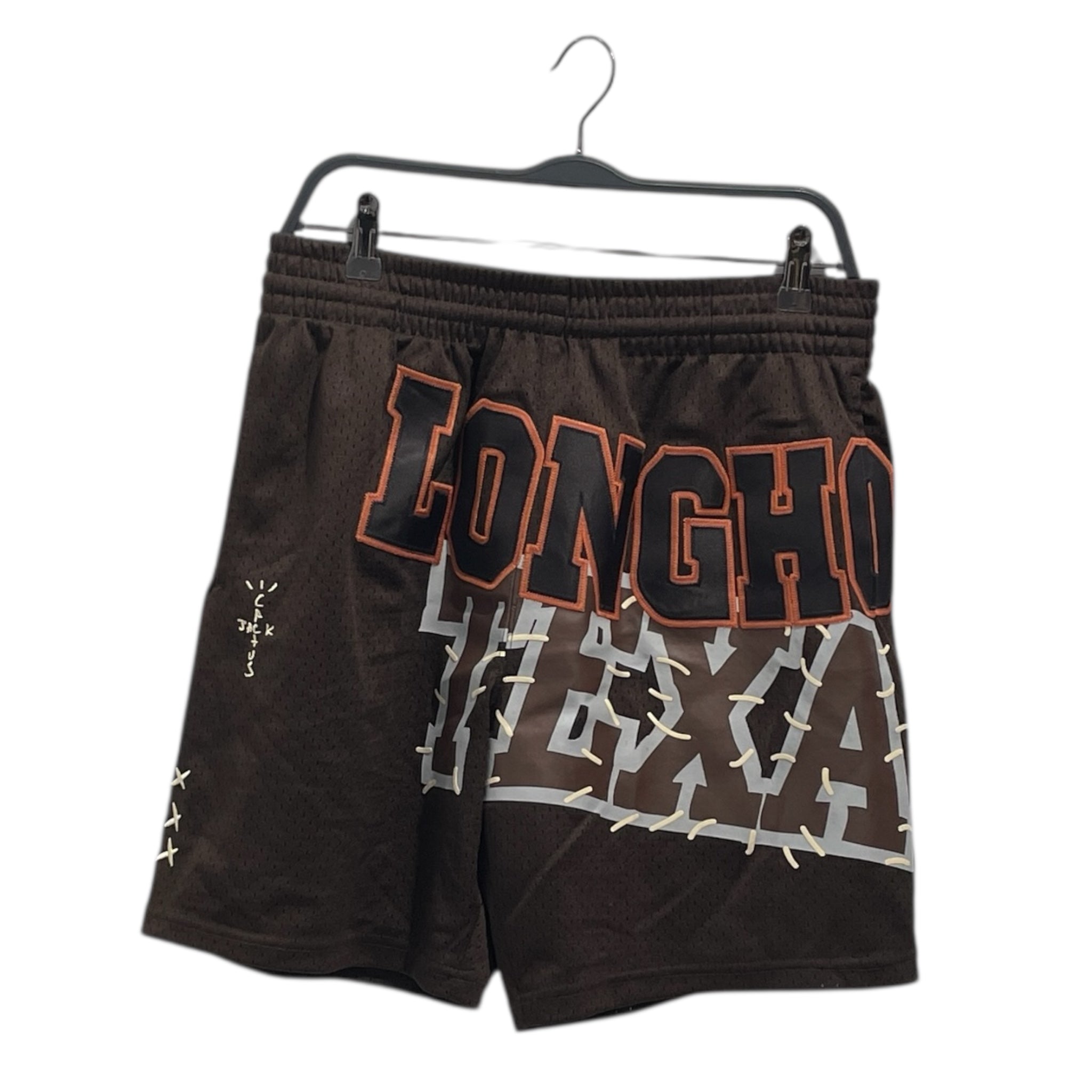mitchell&ness/CACTUS JACK/Shorts/S/Polyester/BRW/Graphic/ view 1