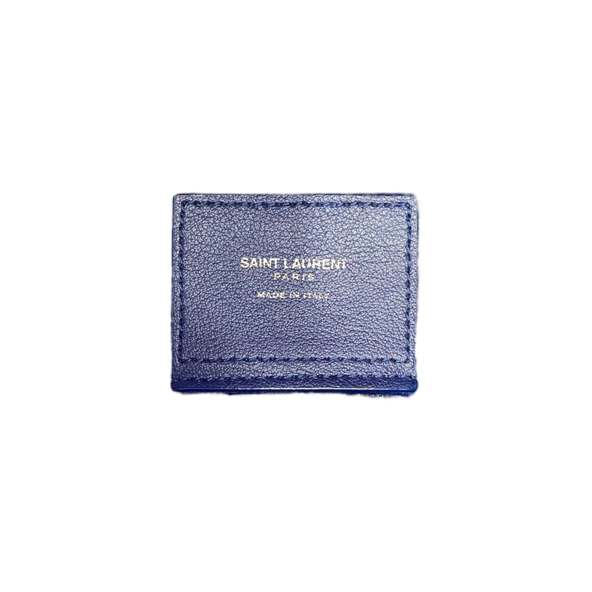 YVES SAINT LAURENT/Tote Bag/OS/Leather/NVY/ view 3