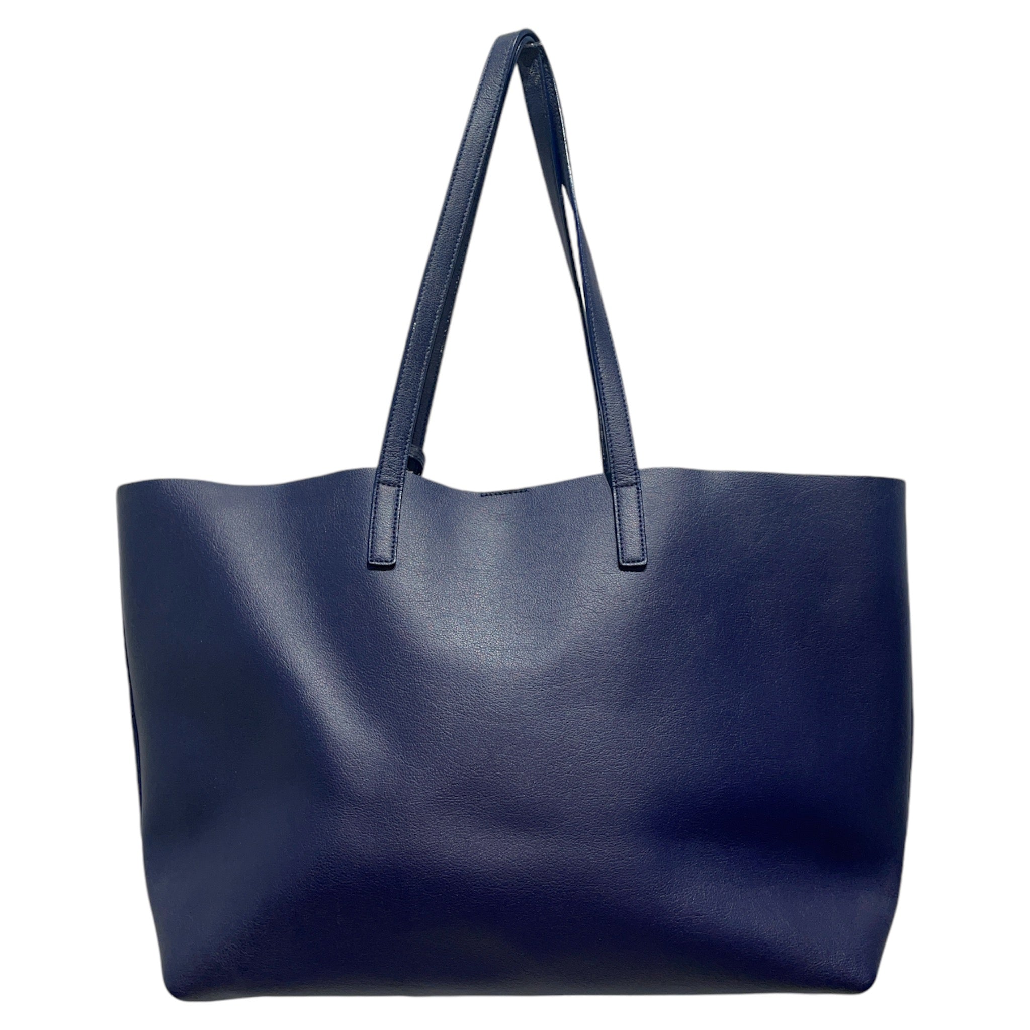 YVES SAINT LAURENT/Tote Bag/OS/Leather/NVY/ view 2