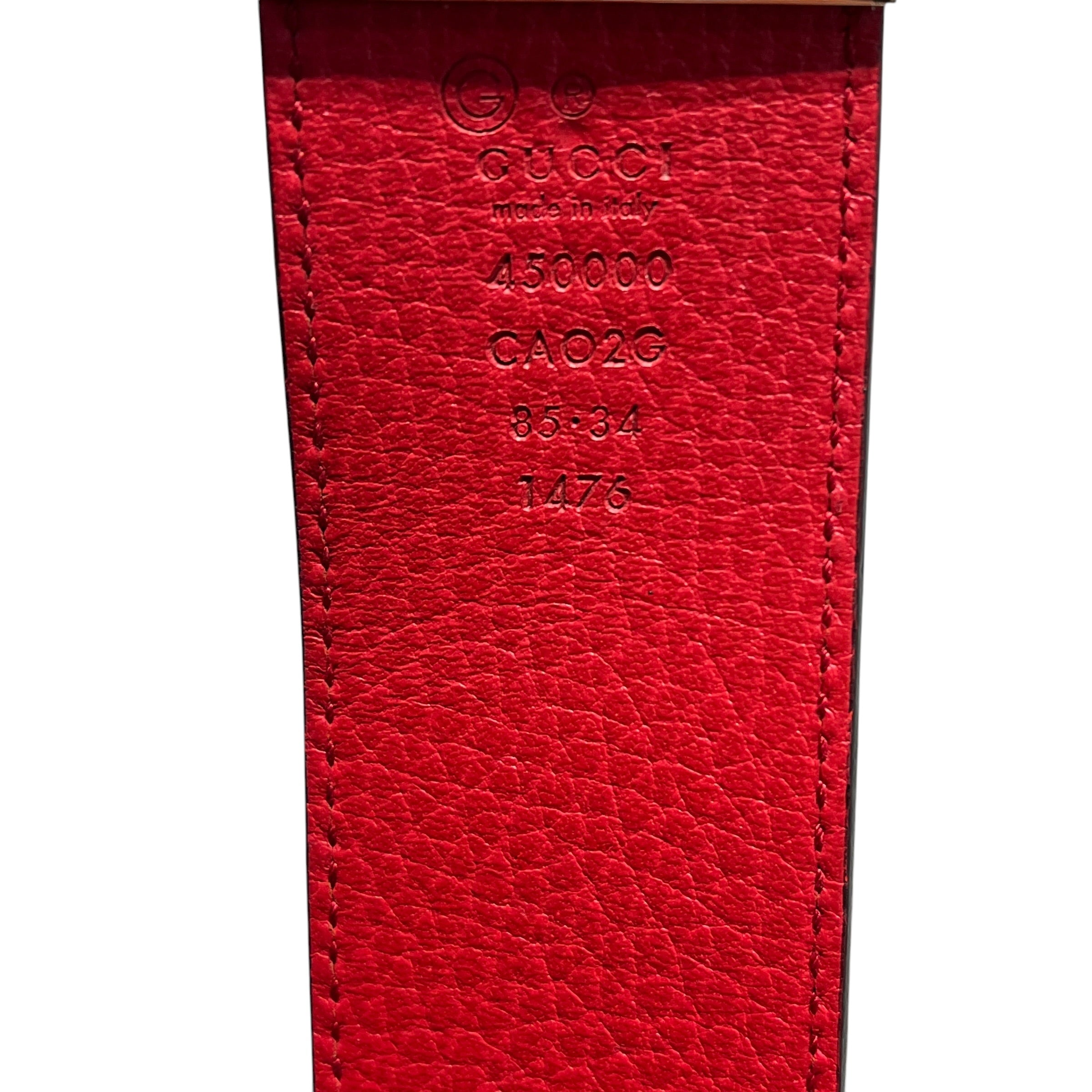 GUCCI/Belt/Leather/BLK/L's/reversibkle view 3
