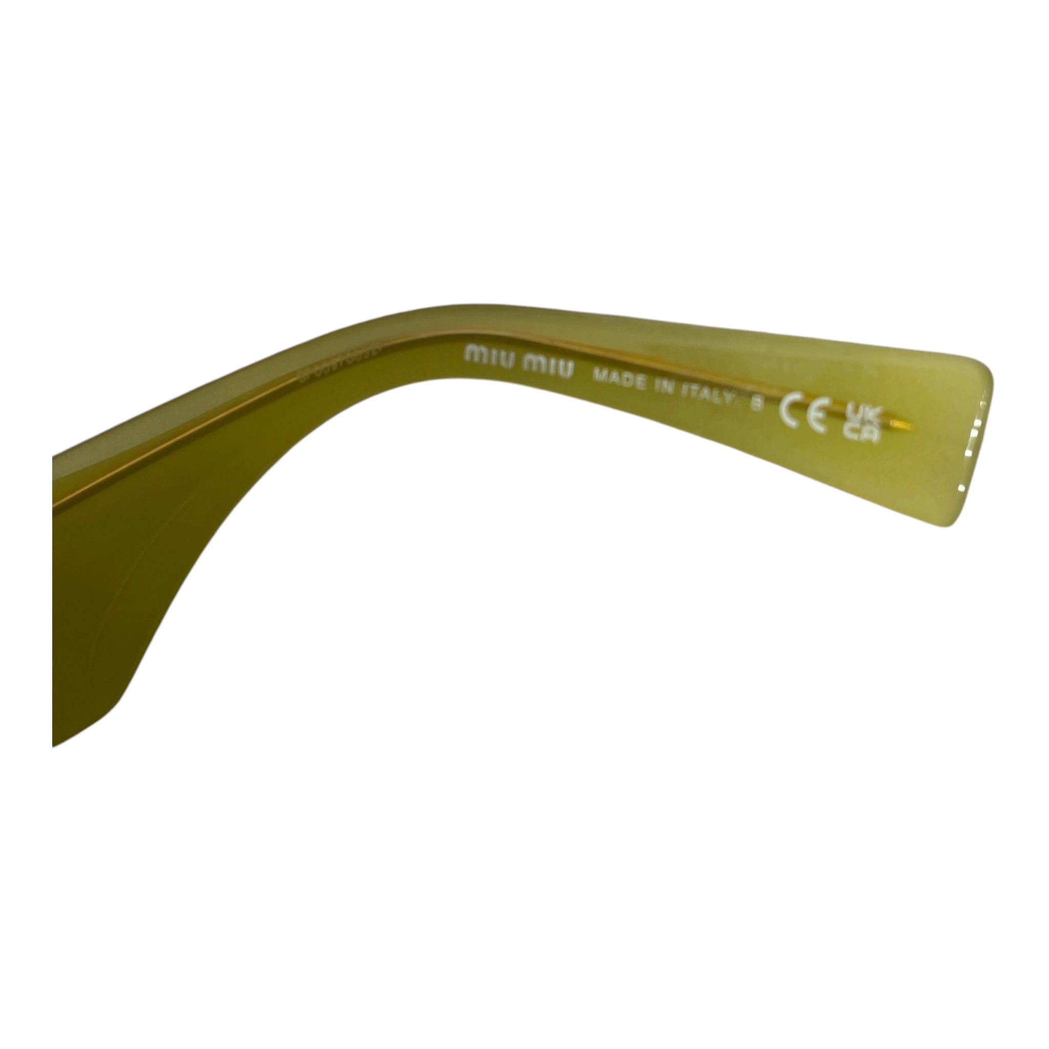 MIU MIU/Sunglasses/Plastic/YEL/L's/smu 09w 53 22 view 3