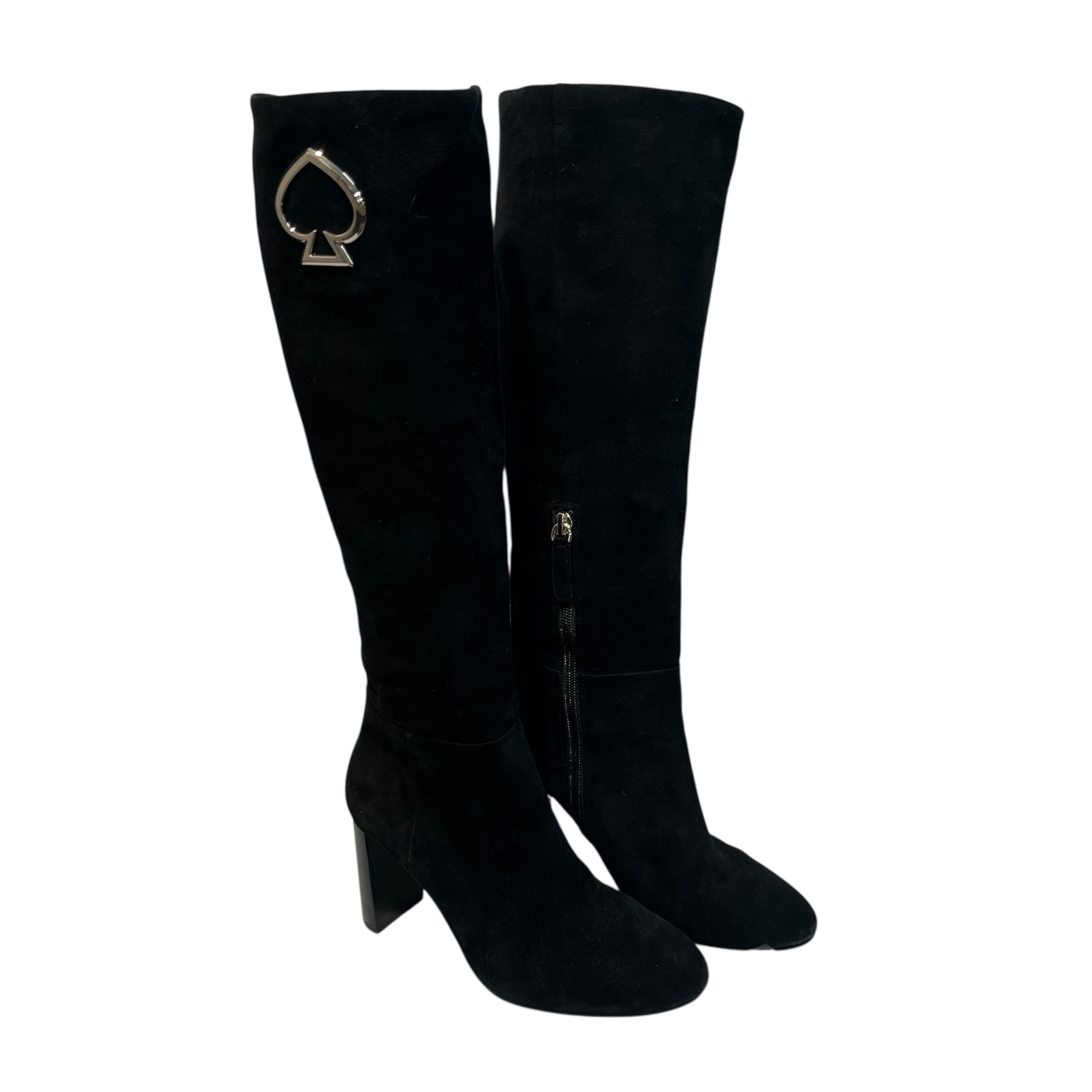 kate spade new york/Boots/US 6/Suede/BLK/Side Zip/ view 1