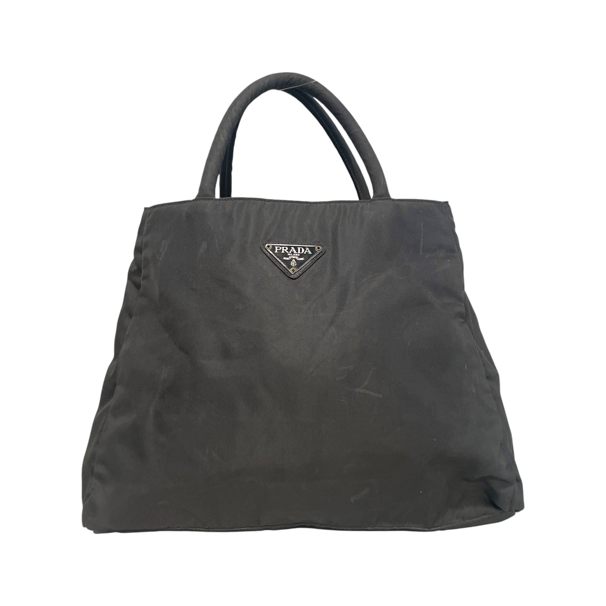PRADA/Hand Bag/Nylon/GRY/Tessuto view 1