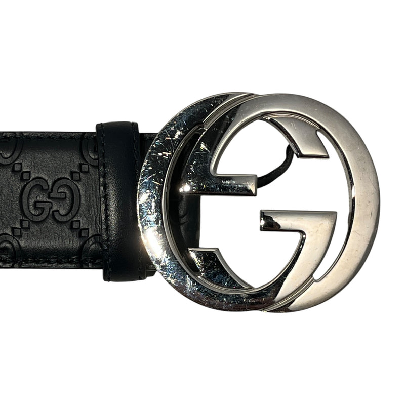 GUCCI/Belt/Leather/BLK/