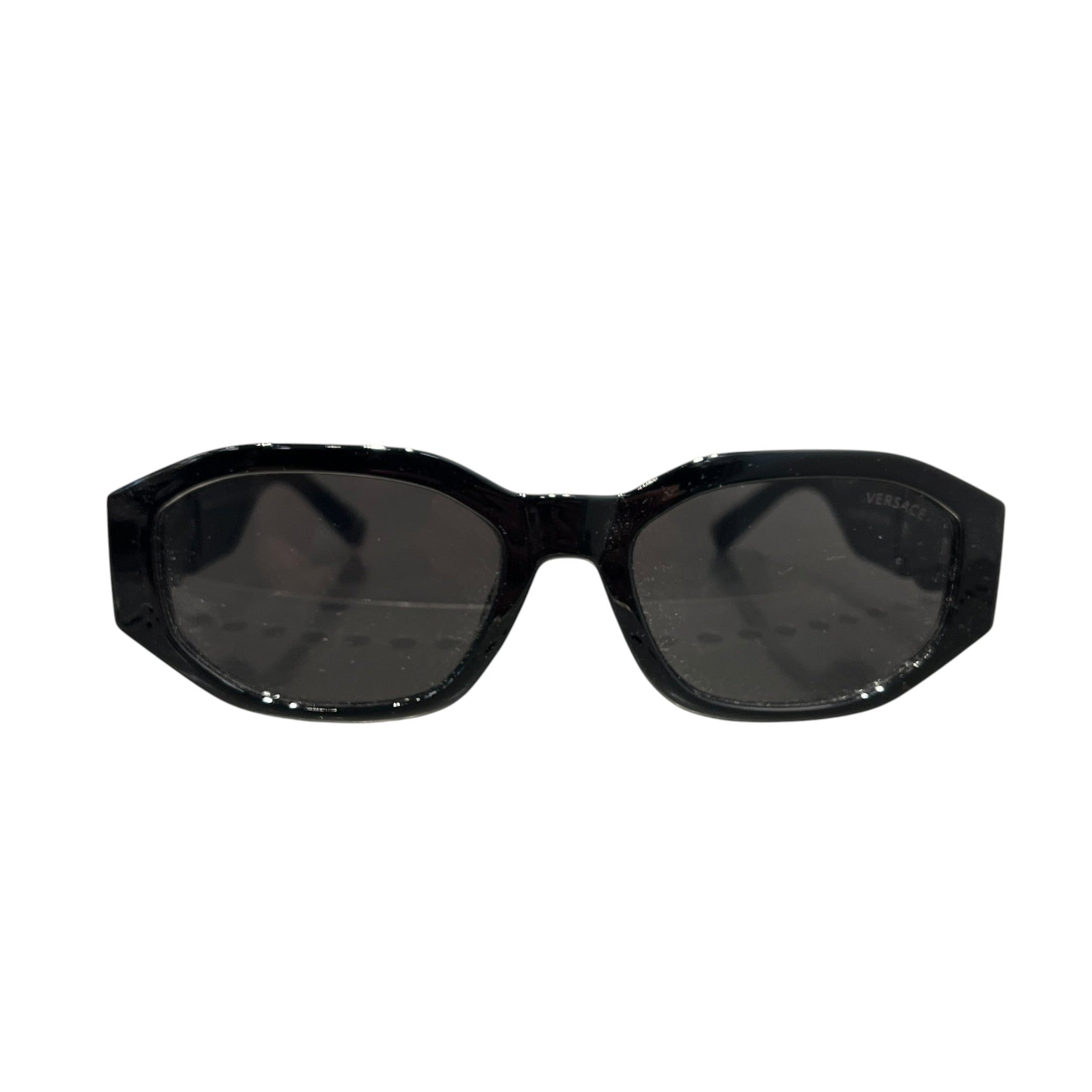 VERSACE/Sunglasses/Plastic/BLK/mod. 4361 biggie hexagonal view 1