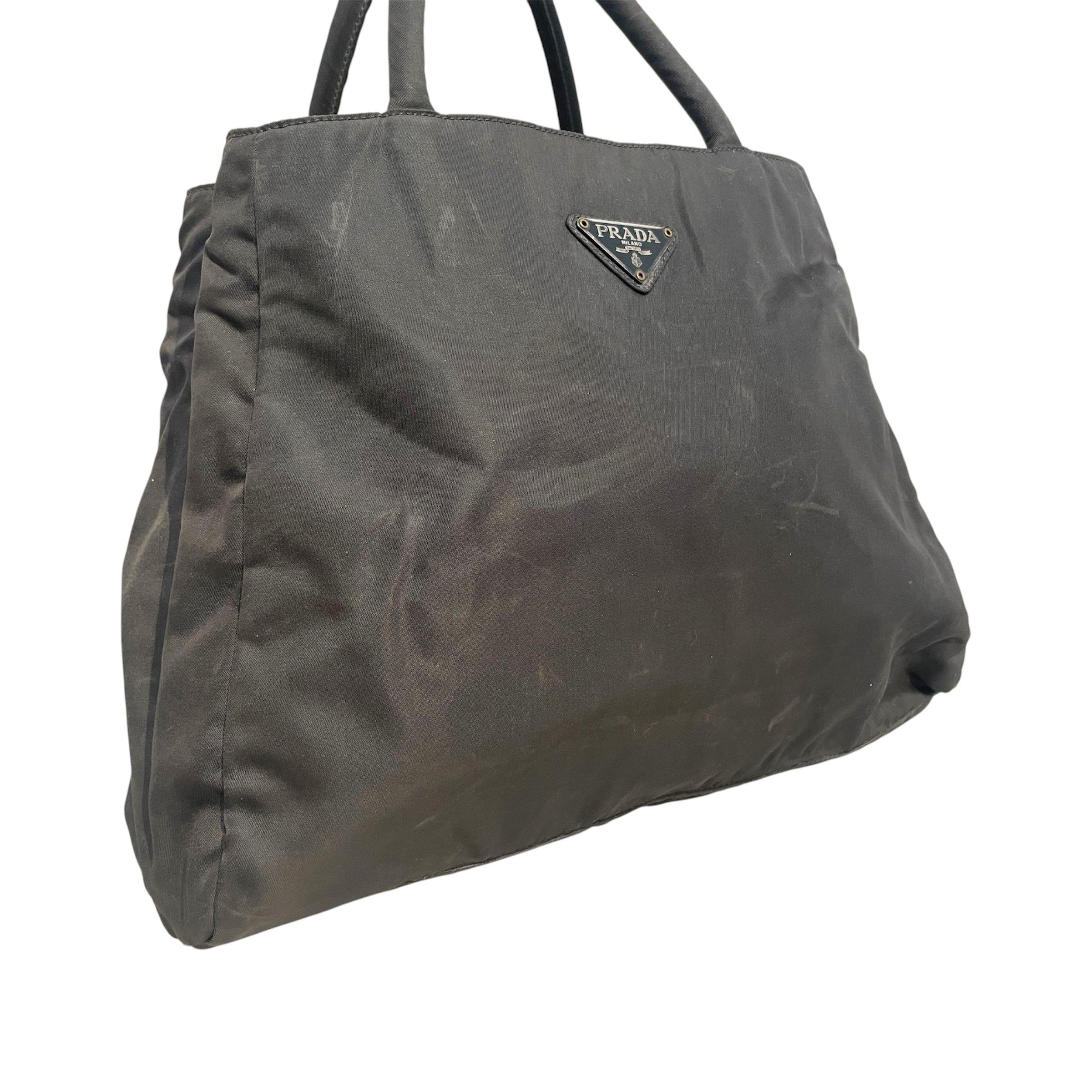 PRADA/Hand Bag/Nylon/GRY/Tessuto view 4