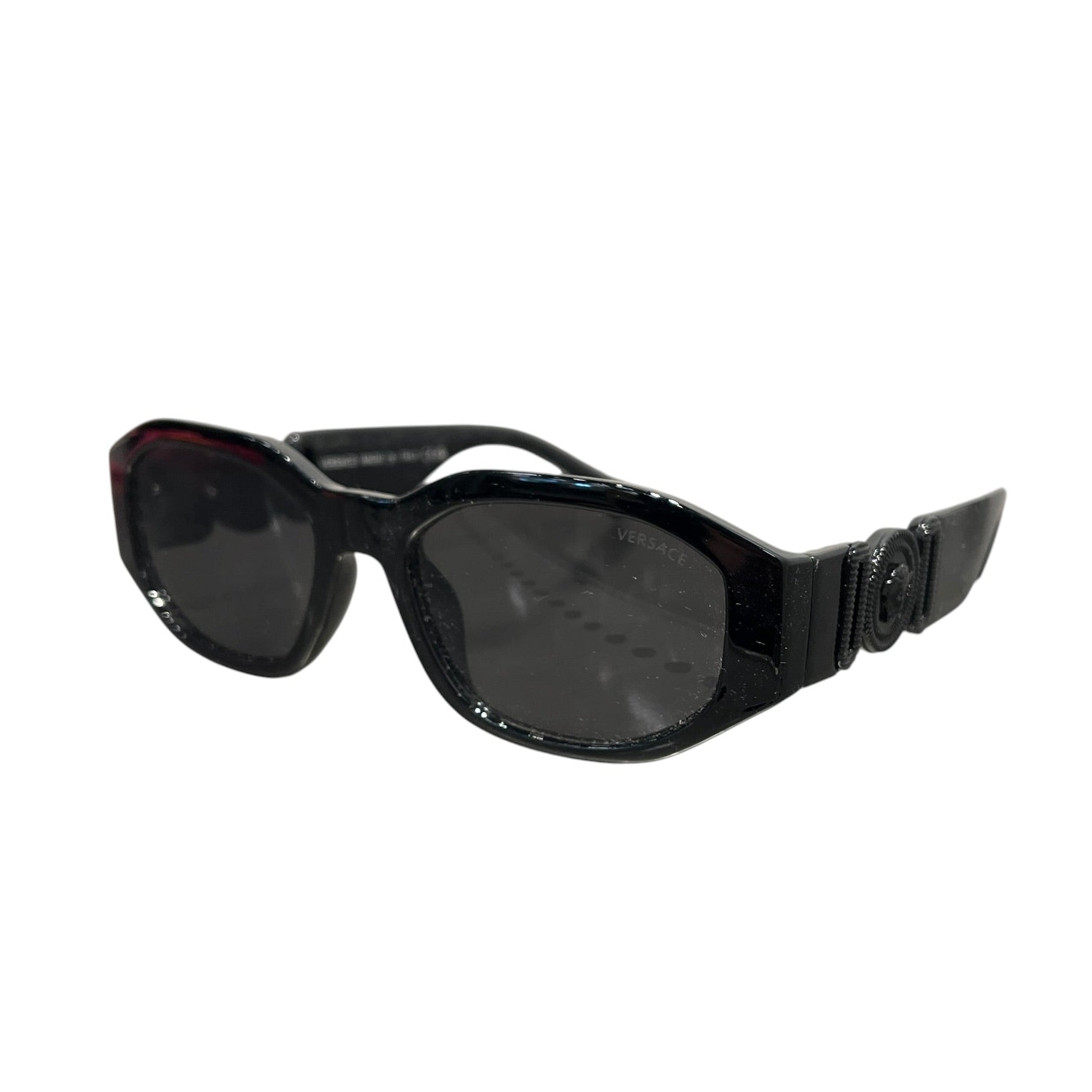 VERSACE/Sunglasses/Plastic/BLK/mod. 4361 biggie hexagonal view 2