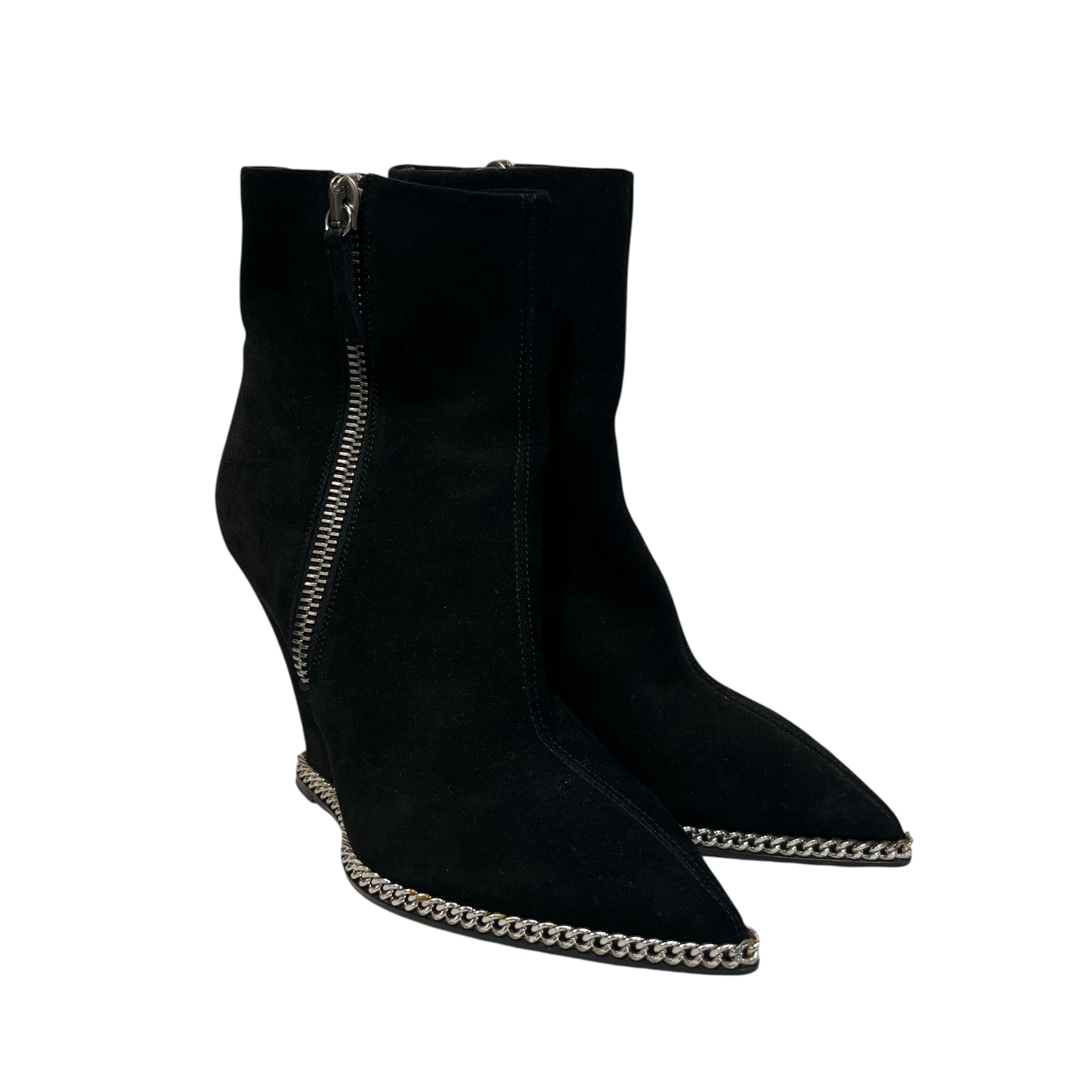 GIUSEPPE ZANOTTI DESIGN/Heels/US 9.5/Suede/BLK/ view 1