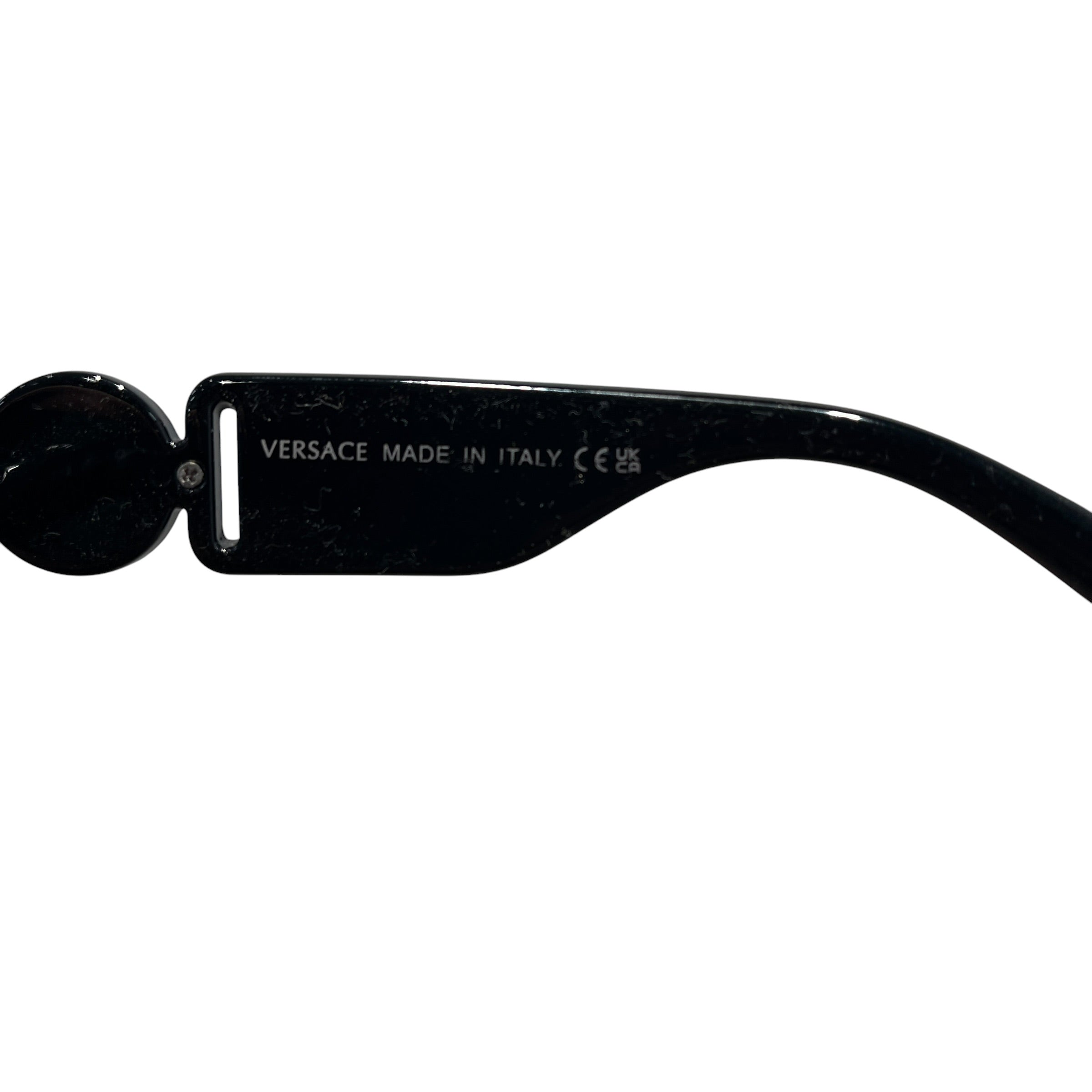 VERSACE/Sunglasses/Plastic/BLK/mod. 4361 biggie hexagonal view 3