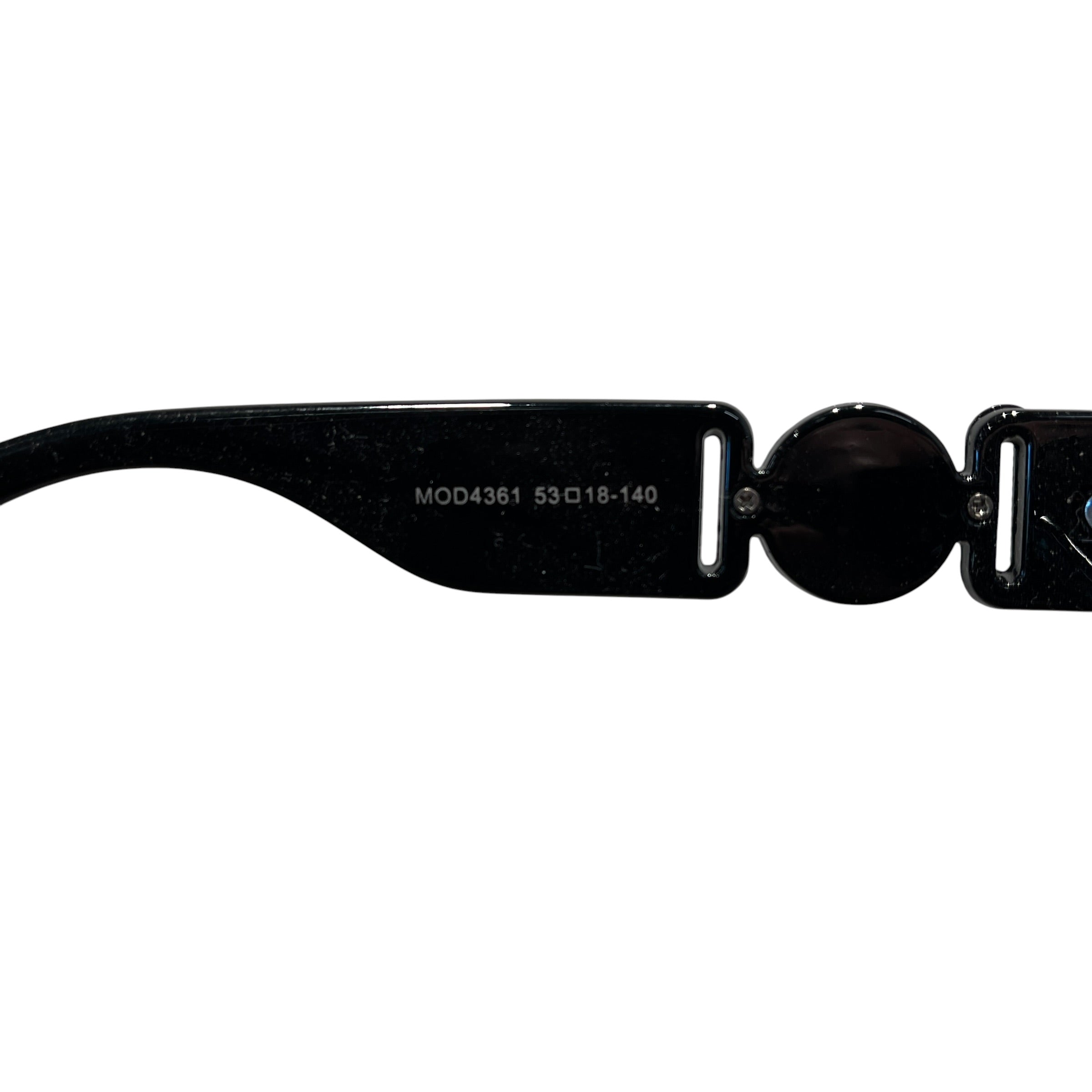 VERSACE/Sunglasses/Plastic/BLK/mod. 4361 biggie hexagonal view 4