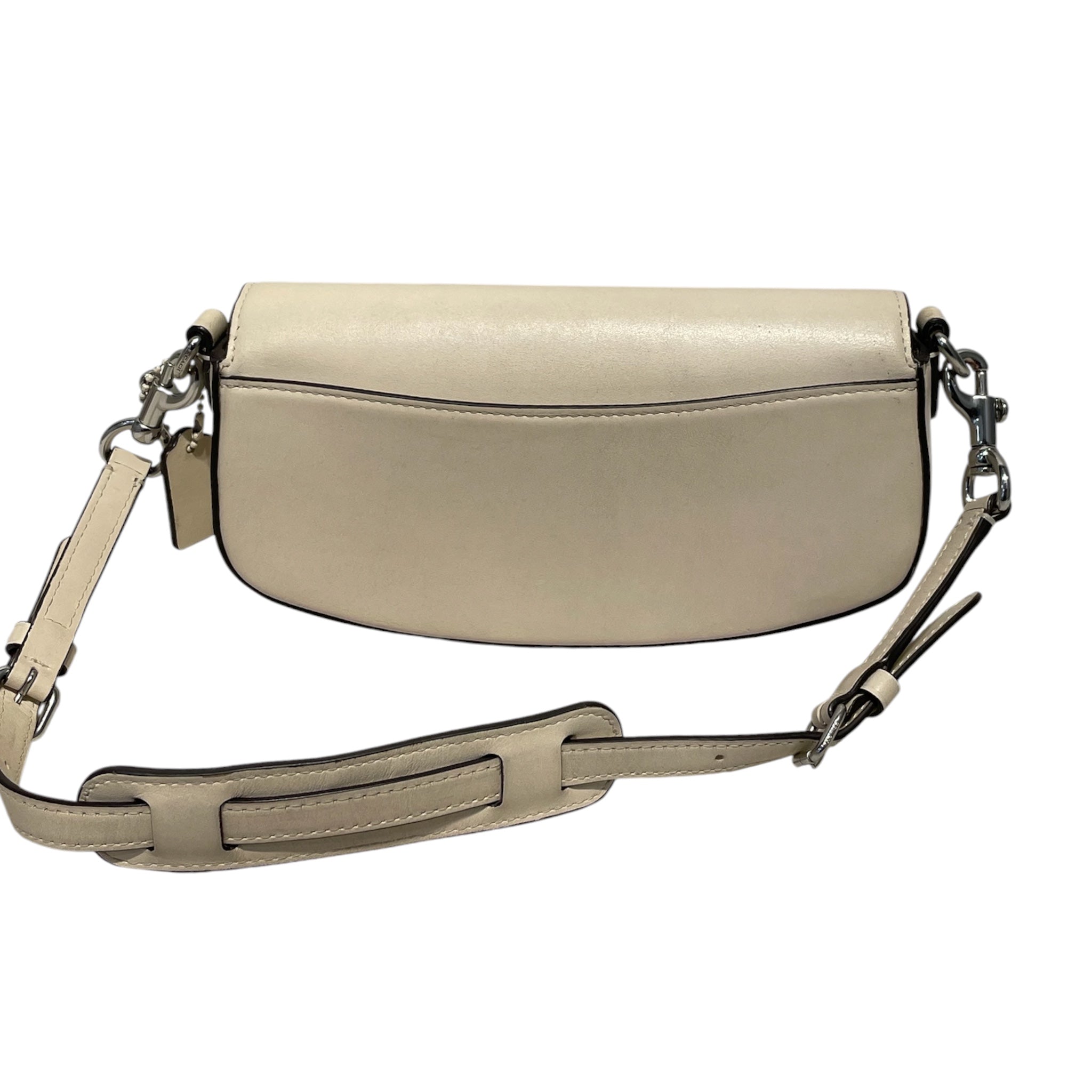 COACH/Hand Bag/Leather/WHT/BAGUETTE MINI BAG view 2