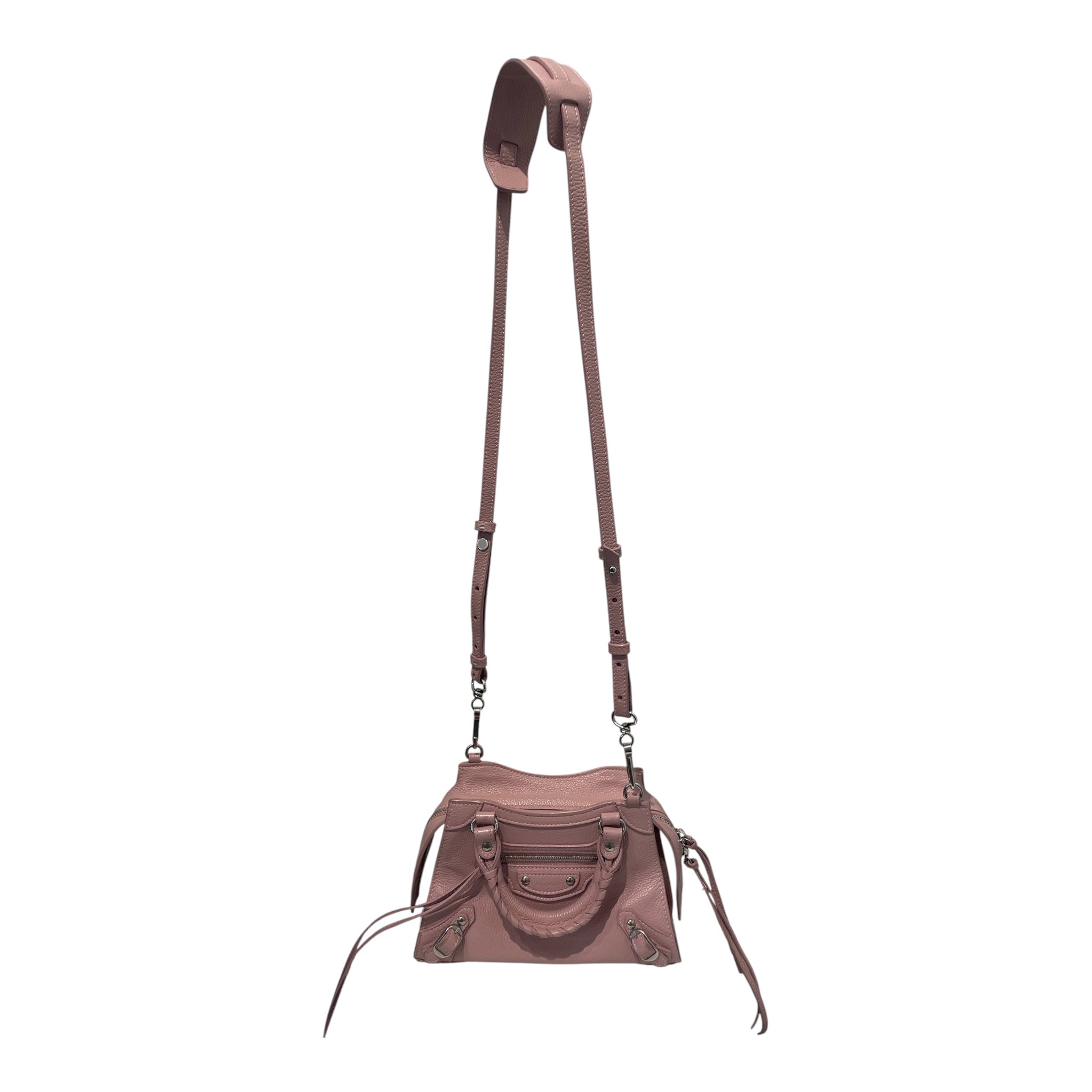 BALENCIAGA/Cross Body Bag/Leather/PNK/SLVR EMBELLISHMENTS view 1