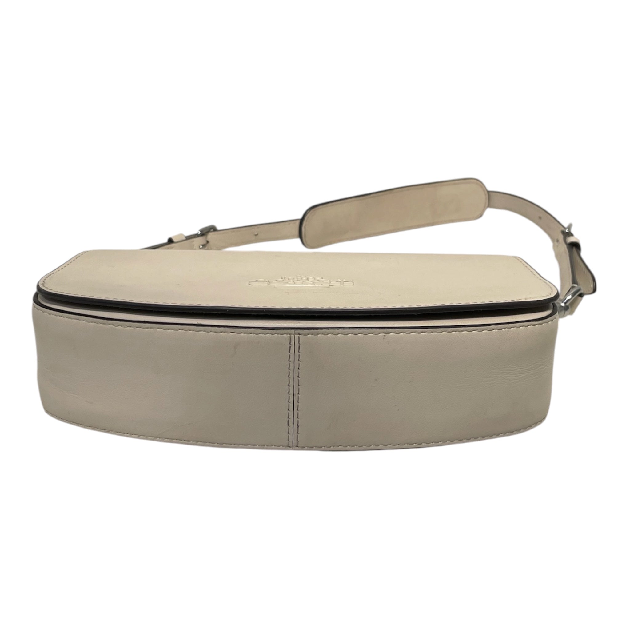 COACH/Hand Bag/Leather/WHT/BAGUETTE MINI BAG view 3