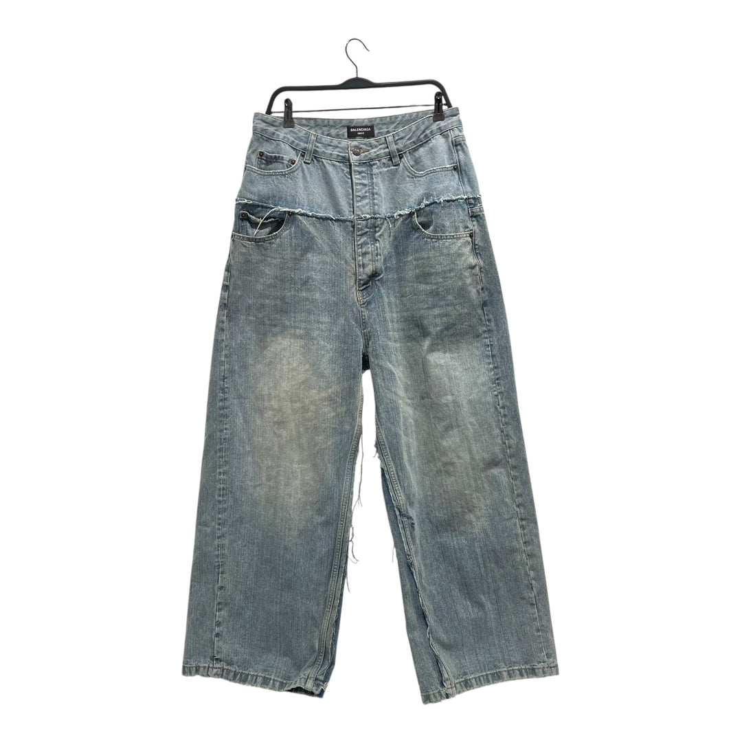 BALENCIAGA/Pants/M/Denim/SLV/cut up baggy – 2nd STREET USA